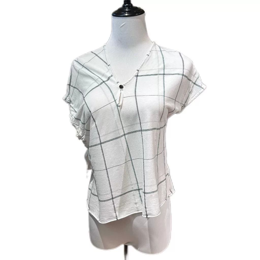 Yohji Yamamoto Yohji Yamamoto Y'S Off-Shoulder Short-Sleeve Top Size L / US 10 / IT 46 - 2 Thumbnail