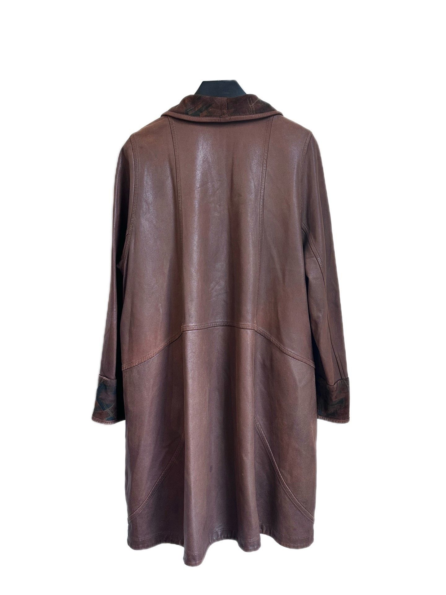 Pierre Balmain Pierre Balmain 1980's Double-Sided Leather Coat Size M / US 6-8 / IT 42-44 - 4 Thumbnail