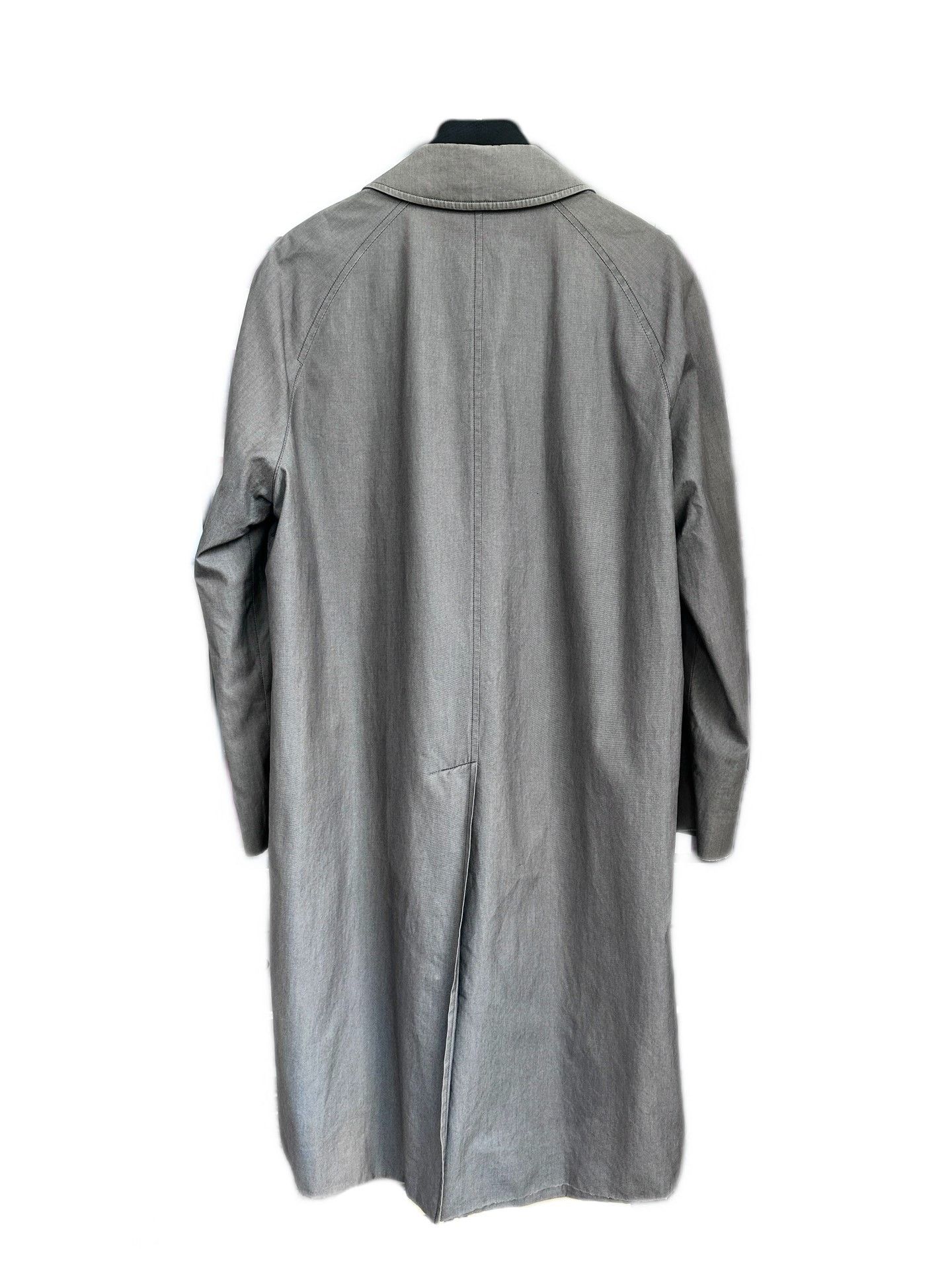 Burberry Burberry 1980s Gray Trench Coat Size M / US 6-8 / IT 42-44 - 3 Thumbnail