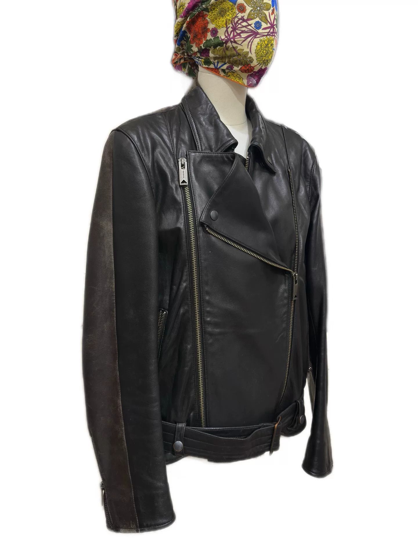 Maison MIHARA YASUHIRO Mihara Yasuhiro Moto Lamb Leather Jacket Size US S / EU 44-46 / 1 - 2 Thumbnail