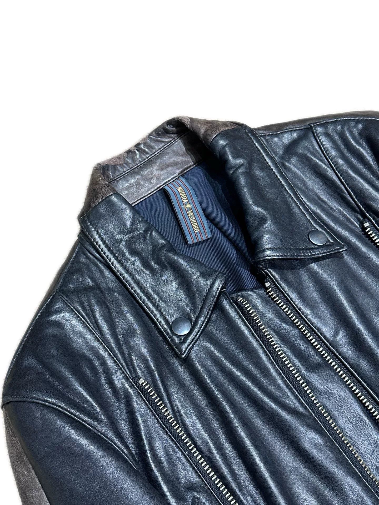 Maison MIHARA YASUHIRO Mihara Yasuhiro Moto Lamb Leather Jacket Size US S / EU 44-46 / 1 - 6 Thumbnail