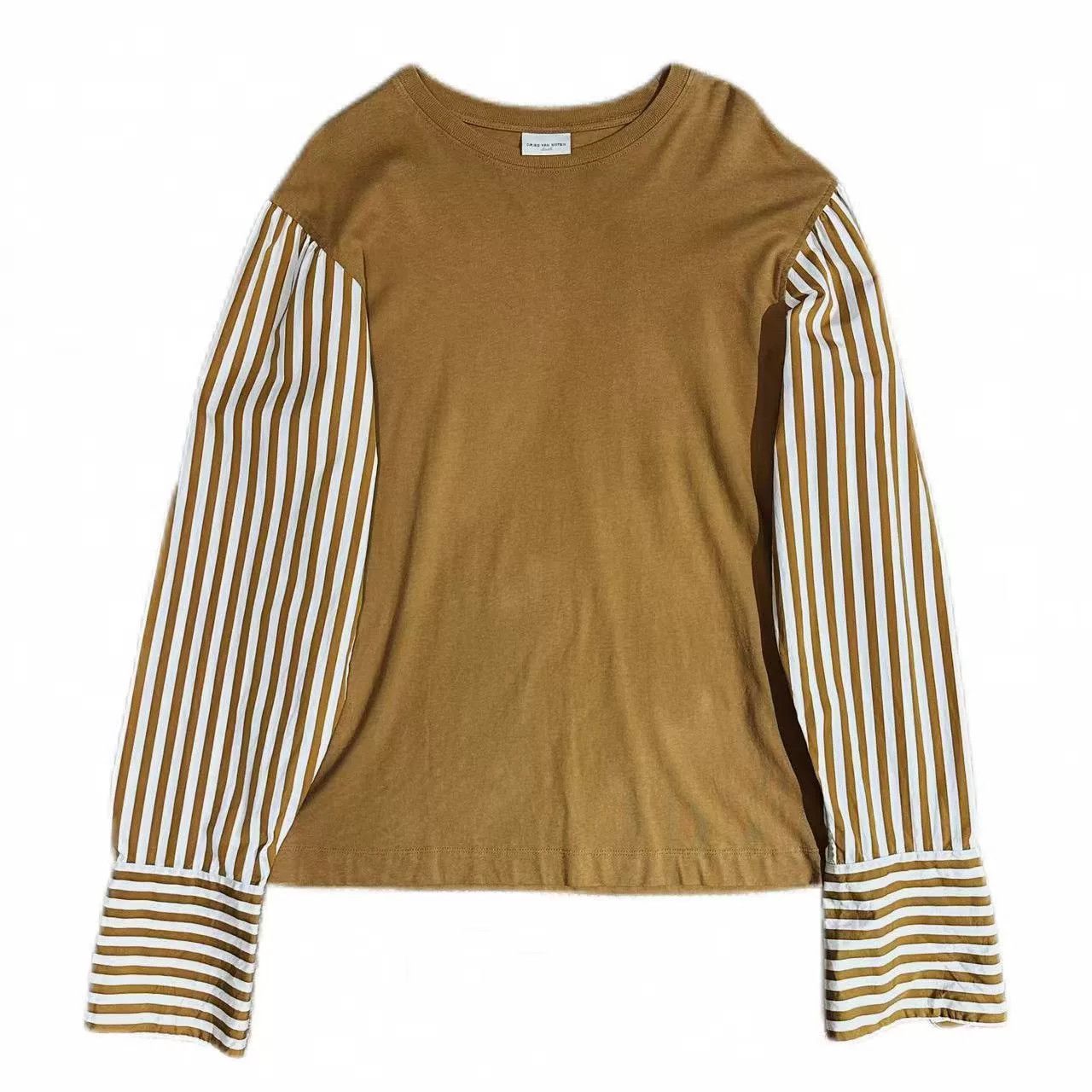 Dries Van Noten Dries Van Noten 2018AW Paneled Long Sleeve Shirt Size US S / EU 44-46 / 1 - 3 Thumbnail