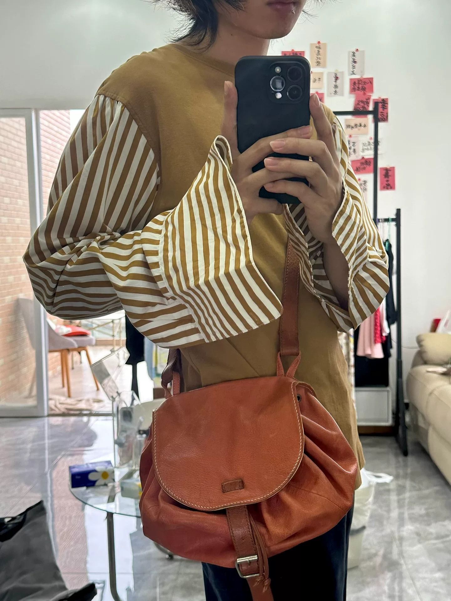 Dries Van Noten Dries Van Noten 2018AW Paneled Long Sleeve Shirt Size US S / EU 44-46 / 1 - 2 Thumbnail
