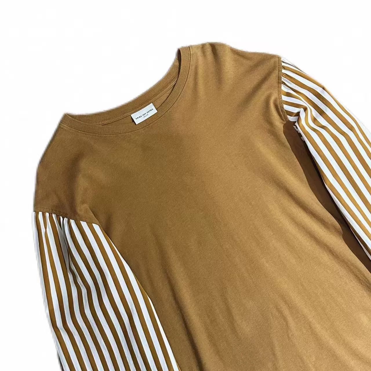 Dries Van Noten Dries Van Noten 2018AW Paneled Long Sleeve Shirt Size US S / EU 44-46 / 1 - 4 Thumbnail