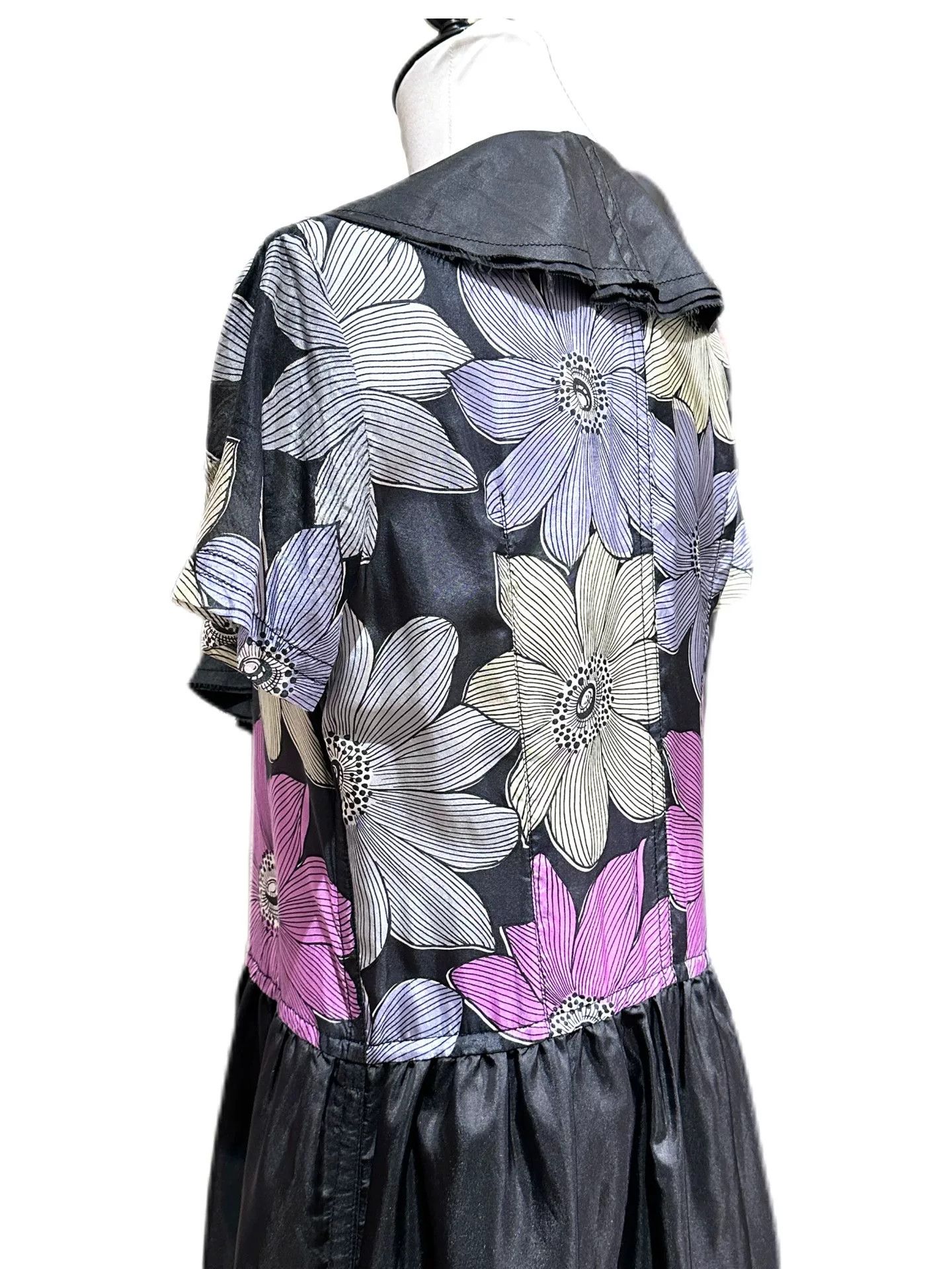 Comme des Garcons Comme Des Garçons Floral Ruffled Collar Dress Size M / US 6-8 / IT 42-44 - 4 Thumbnail