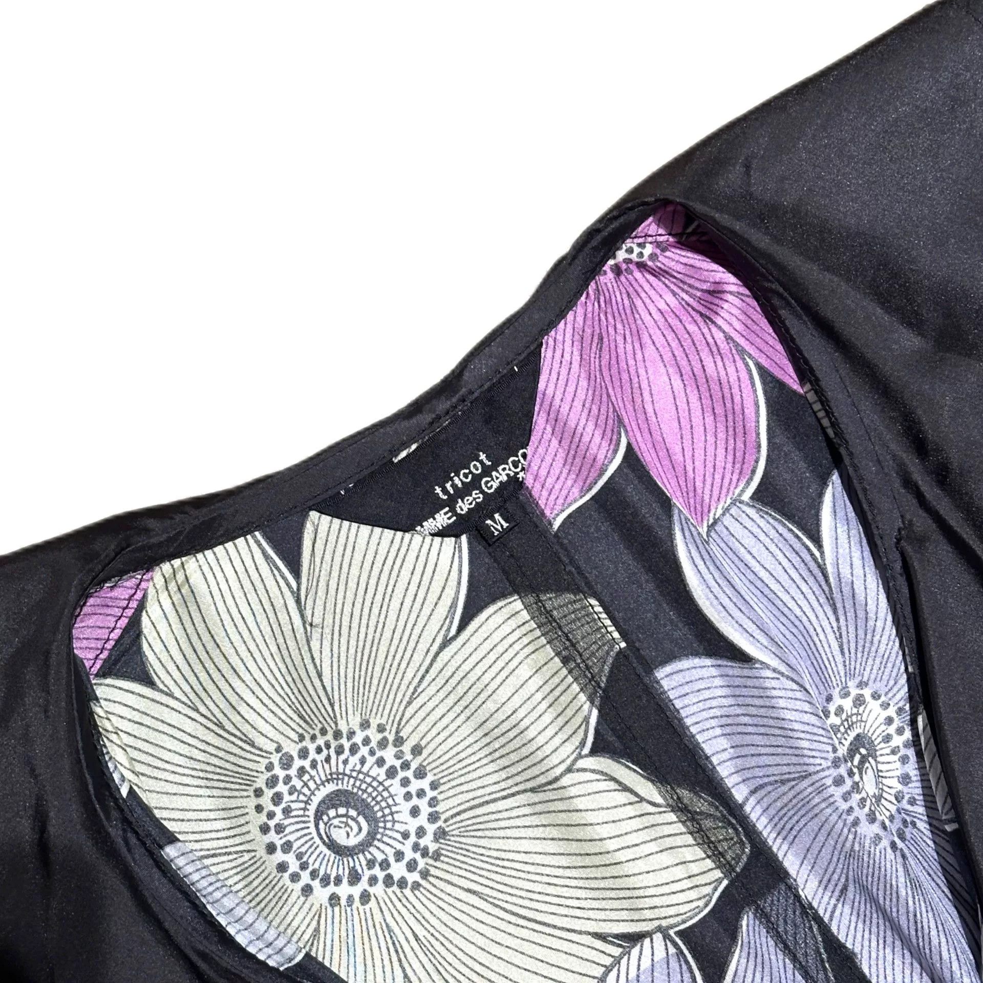 Comme des Garcons Comme Des Garçons Floral Ruffled Collar Dress Size M / US 6-8 / IT 42-44 - 5 Thumbnail