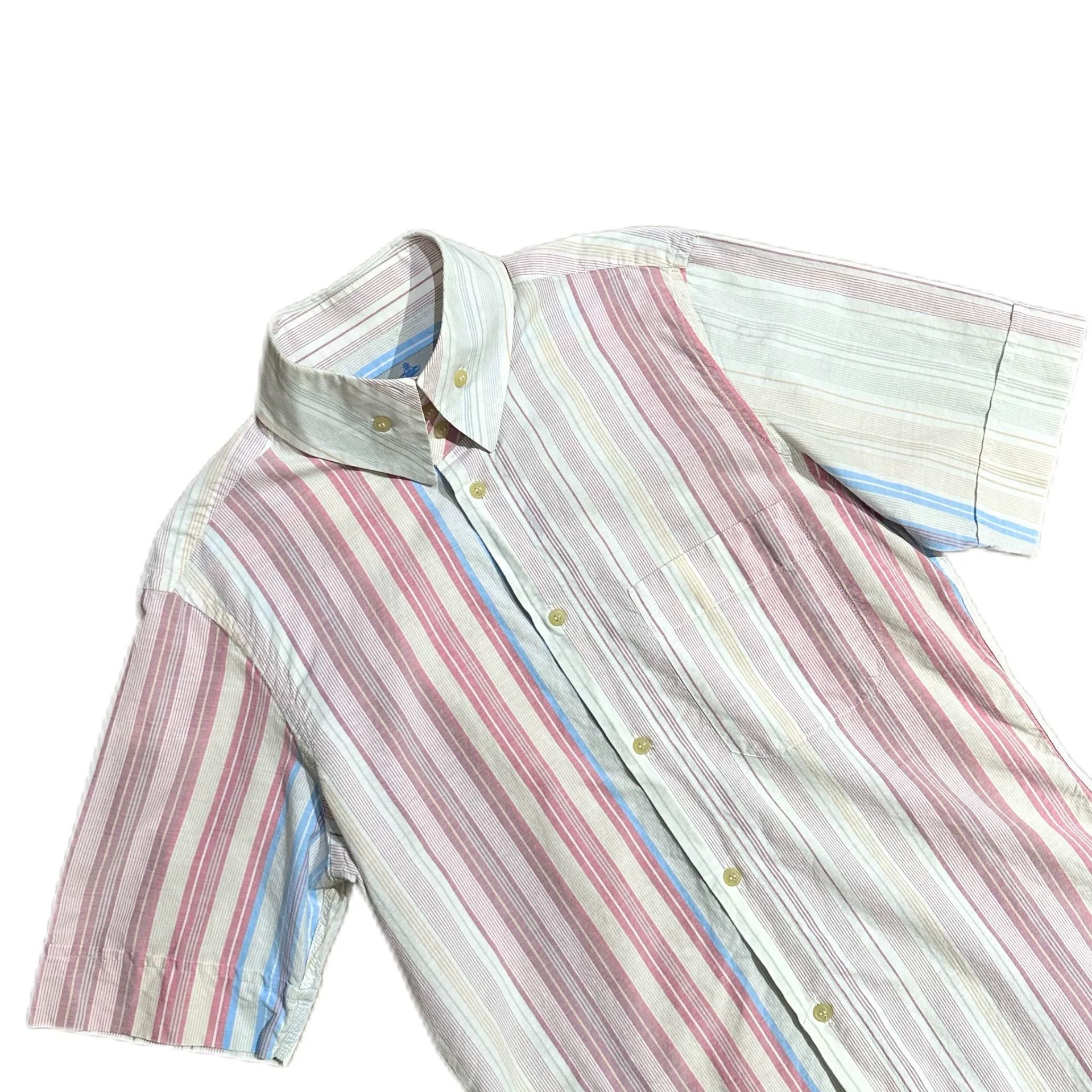Vivienne Westwood Vivienne Westwood 2000s Man Striped Top Size US M / EU 48-50 / 2 - 2 Thumbnail