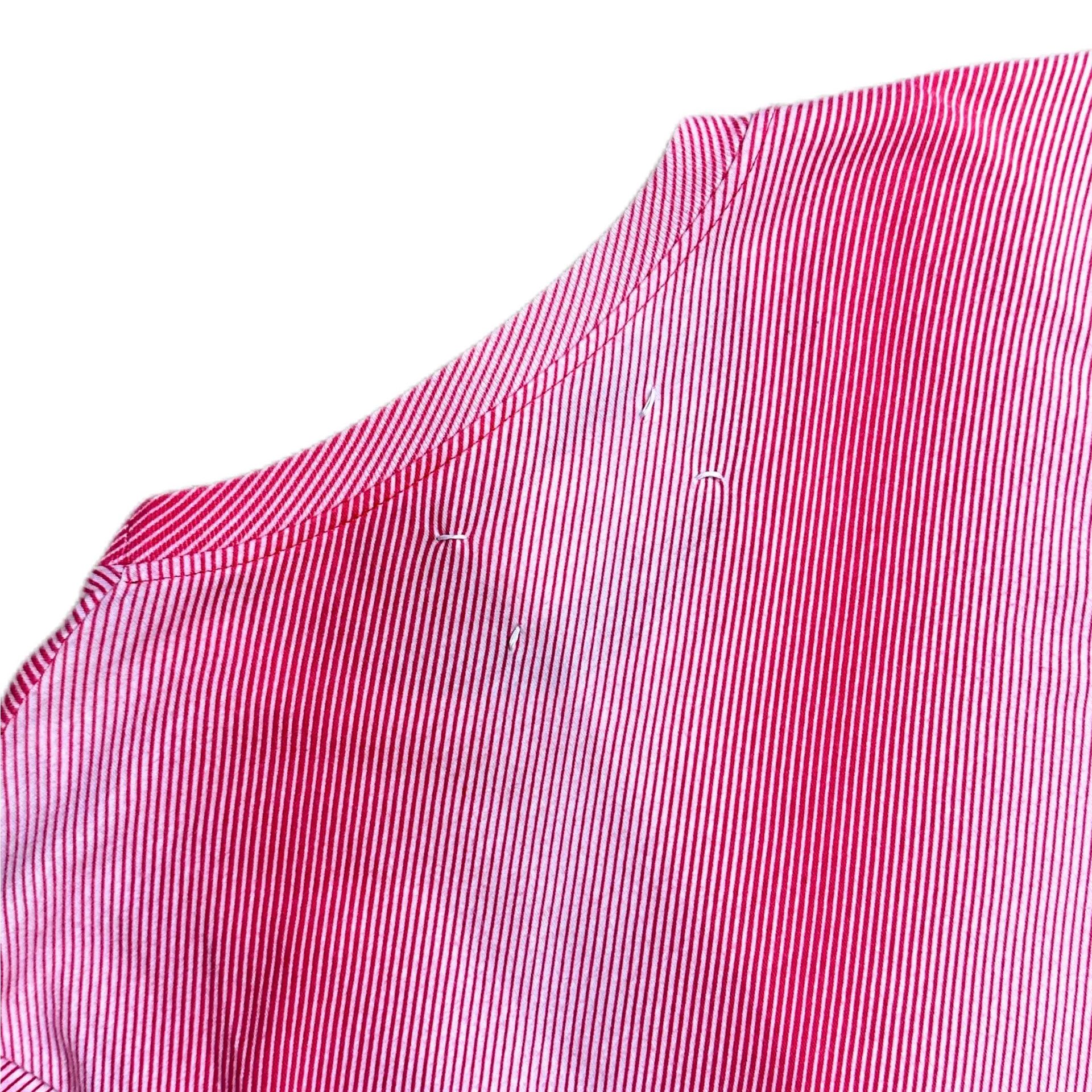 Maison Margiela Maison Margiela 2008 SS Pink Striped Tee Size US S / EU 44-46 / 1 - 4 Thumbnail