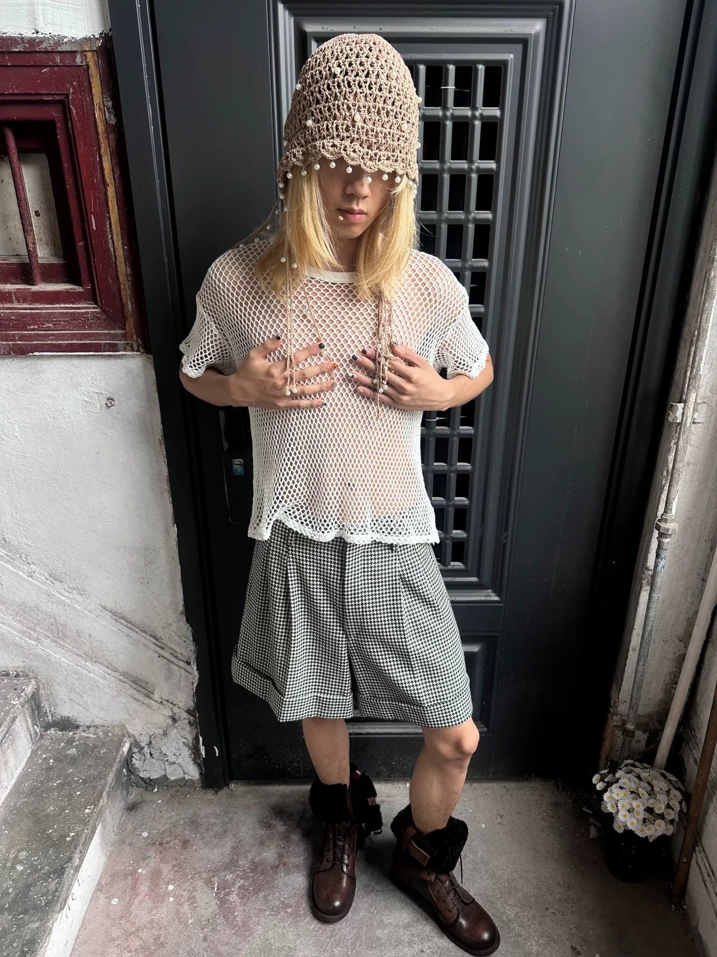 Yohji Yamamoto Yohji Yamamoto Y's Fishnet Hollow Top Size M / US 6-8 / IT 42-44 - 2 Thumbnail