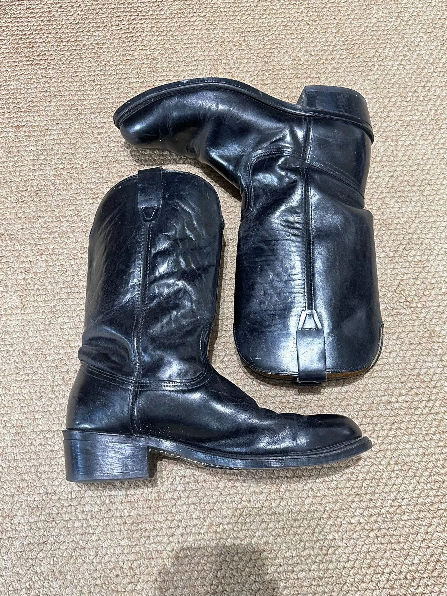 Vintage Vintage American Western Leather Boots Size US 9.5 / EU 42-43 - 2 Thumbnail