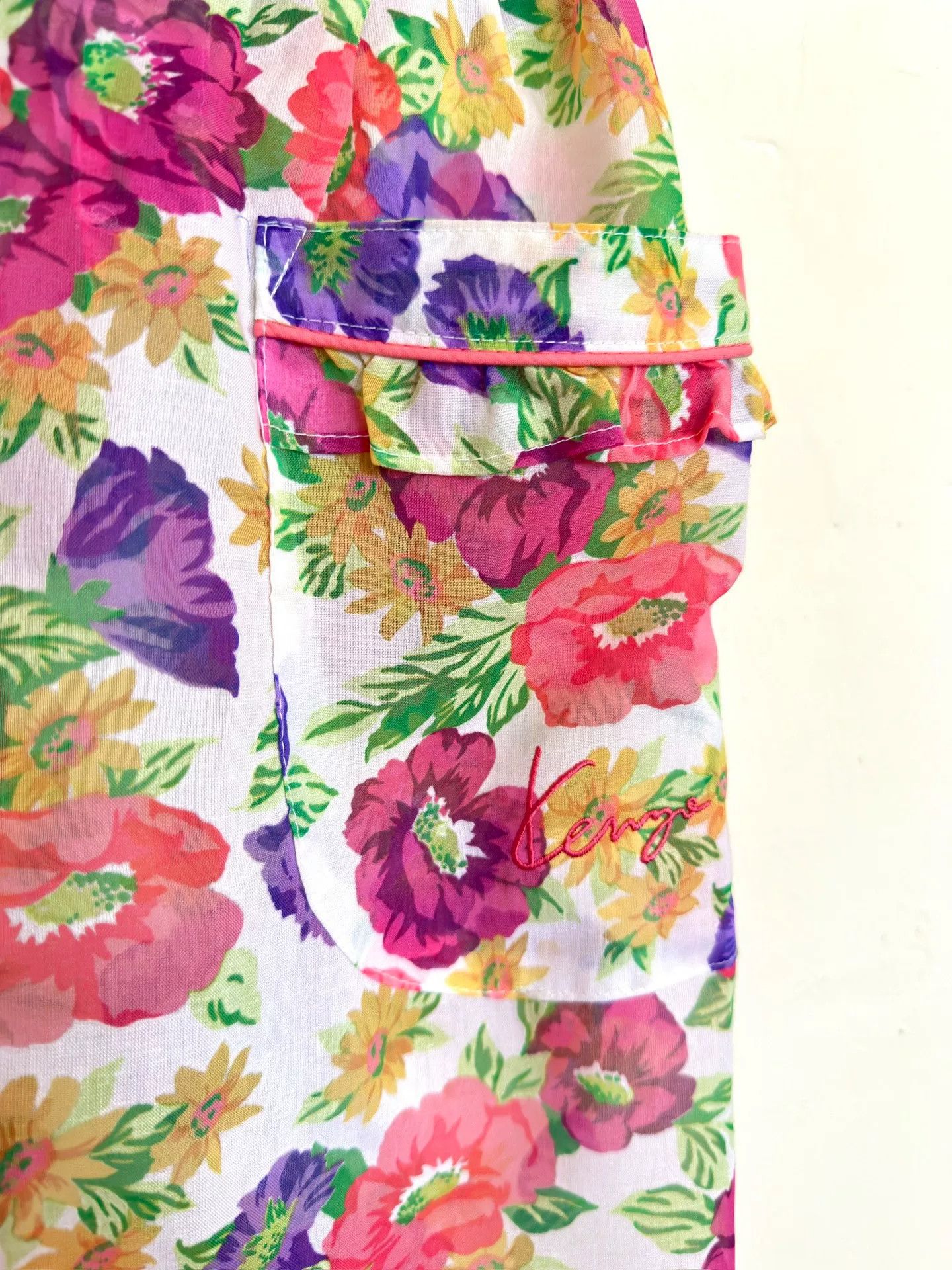 Kenzo Kenzo Early Floral Pocket Dress Size M / US 6-8 / IT 42-44 - 4 Thumbnail
