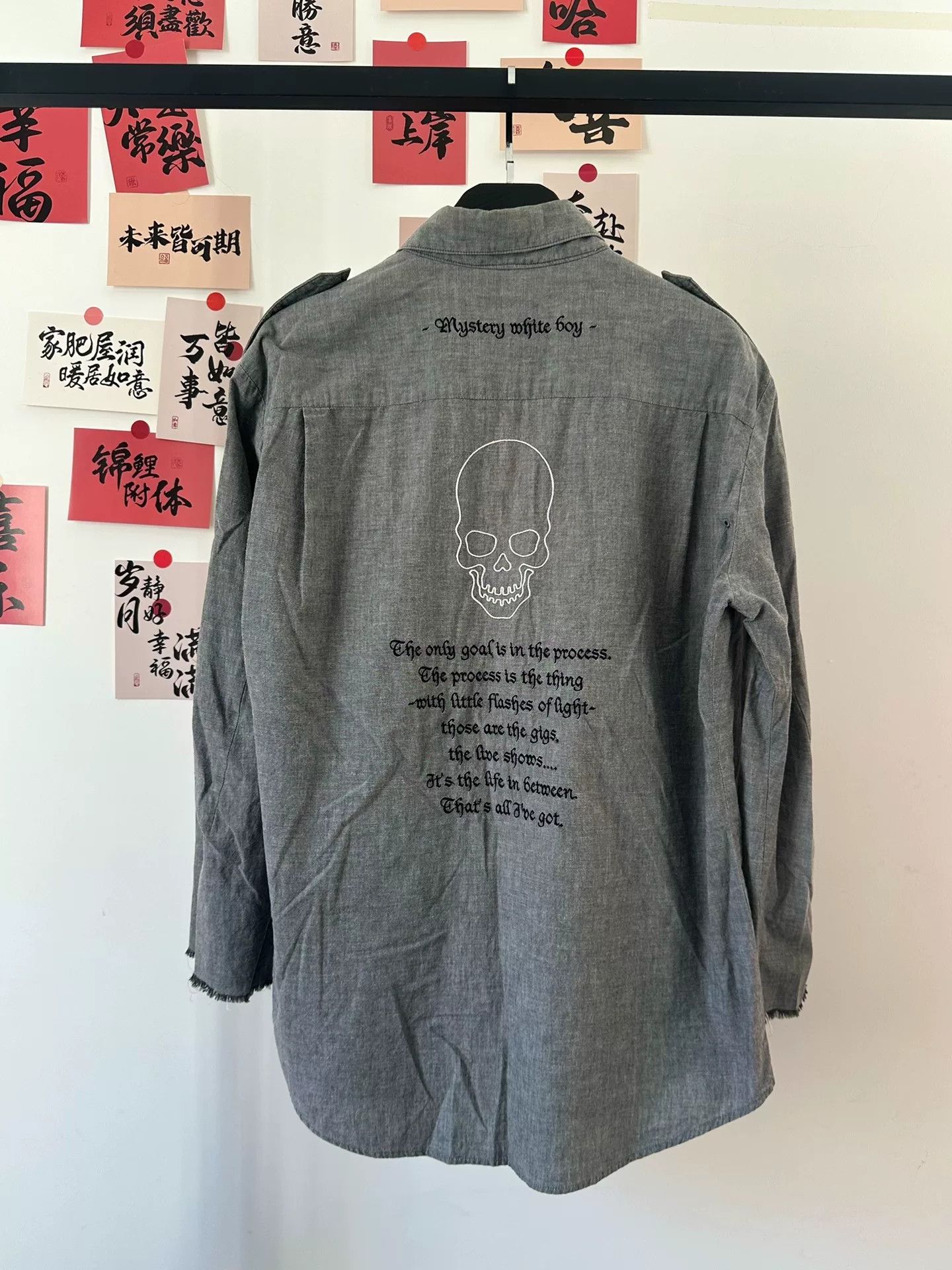Number (N)ine Number Nine 01SS Archive Skull Shirt Size US XL / EU 56 / 4 - 3 Thumbnail