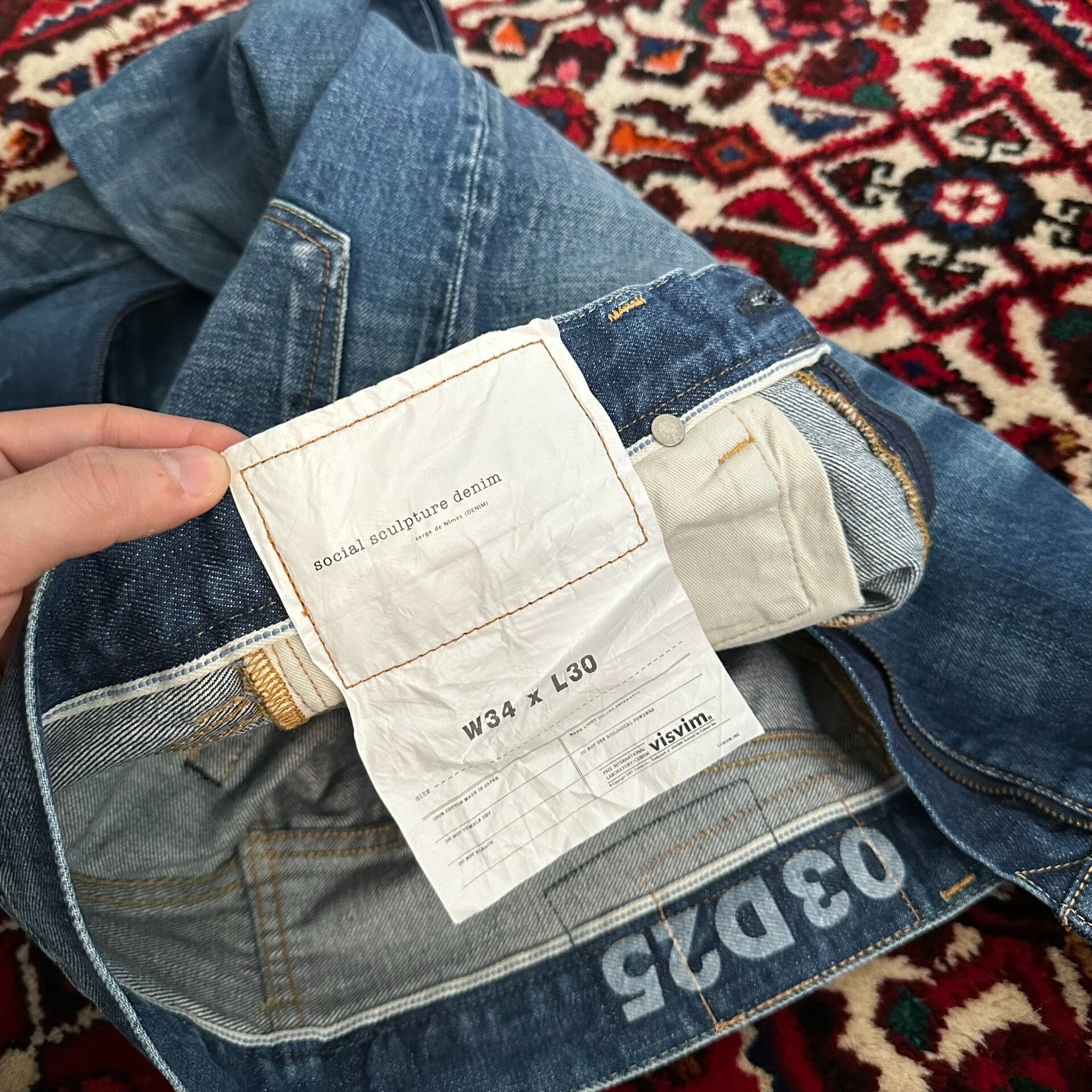 Visvim visvim 21ss 03d25 Jeans W34L30 Size US 34 / EU 50 - 8 Thumbnail