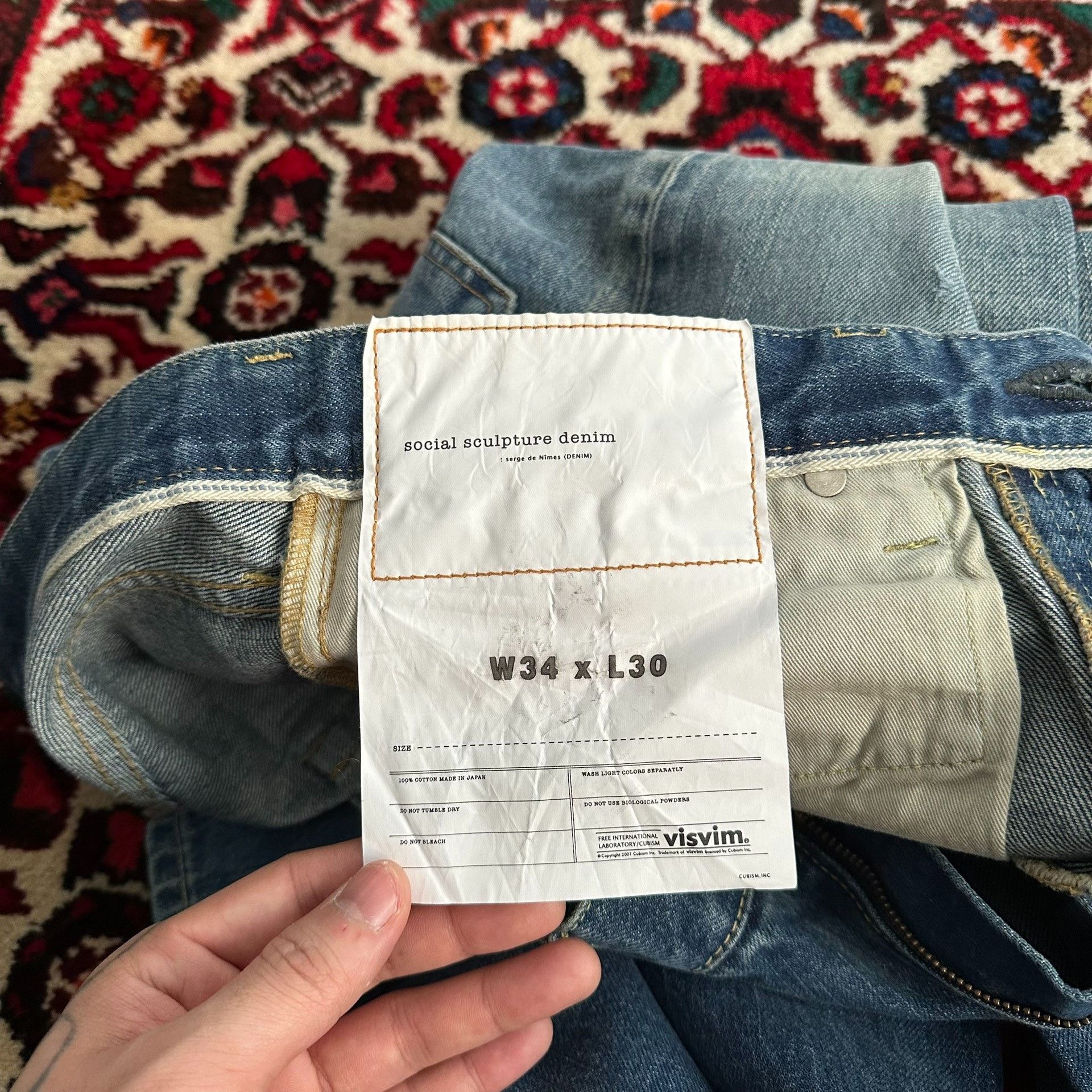 Visvim visvim 18SS Journeyman Wide Jeans Size US 34 / EU 50 - 8 Thumbnail