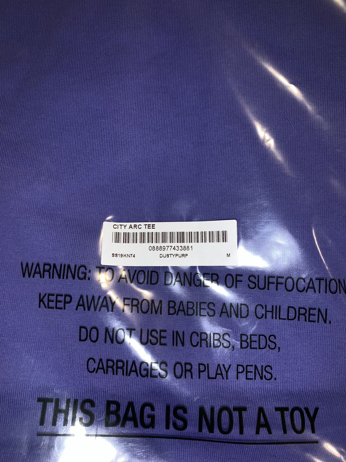 Supreme Supreme City Arc Tee Dusty Purple size Medium | Grailed