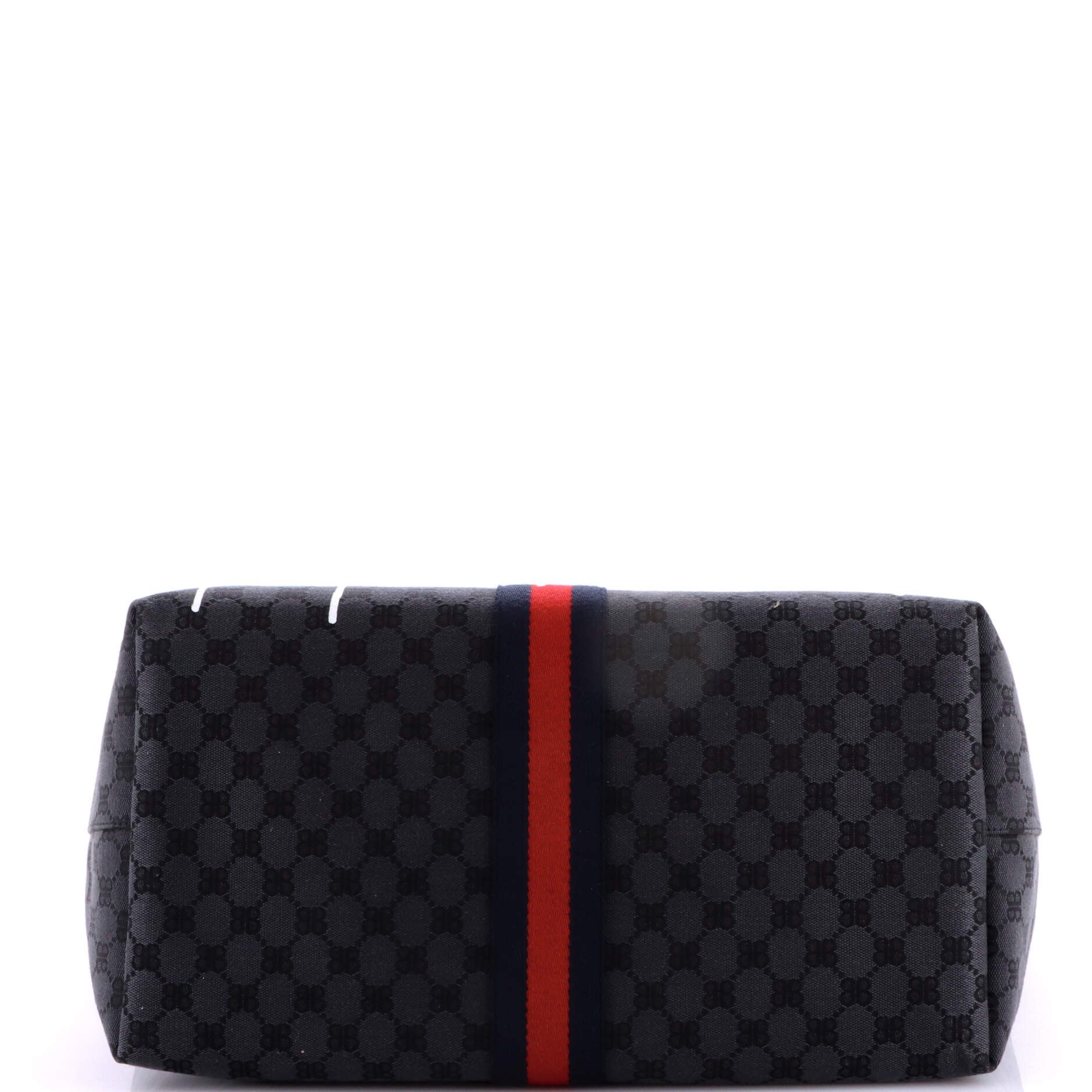 Balenciaga x Gucci The Hacker Project Tote Graffiti BB Canvas Large Size ONE SIZE - 3 Thumbnail