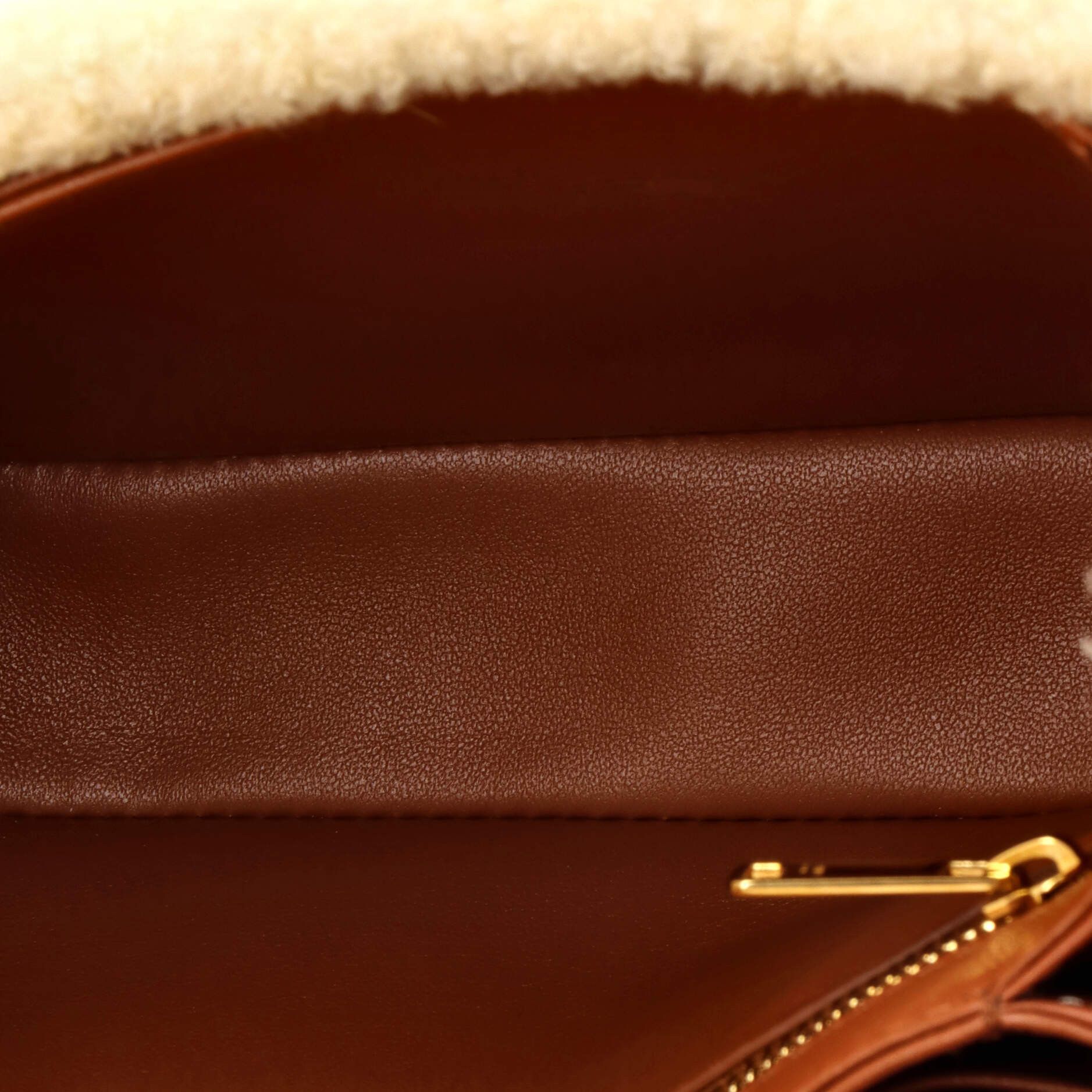 Celine Triomphe Shoulder Bag Shearling Medium Size ONE SIZE - 4 Thumbnail