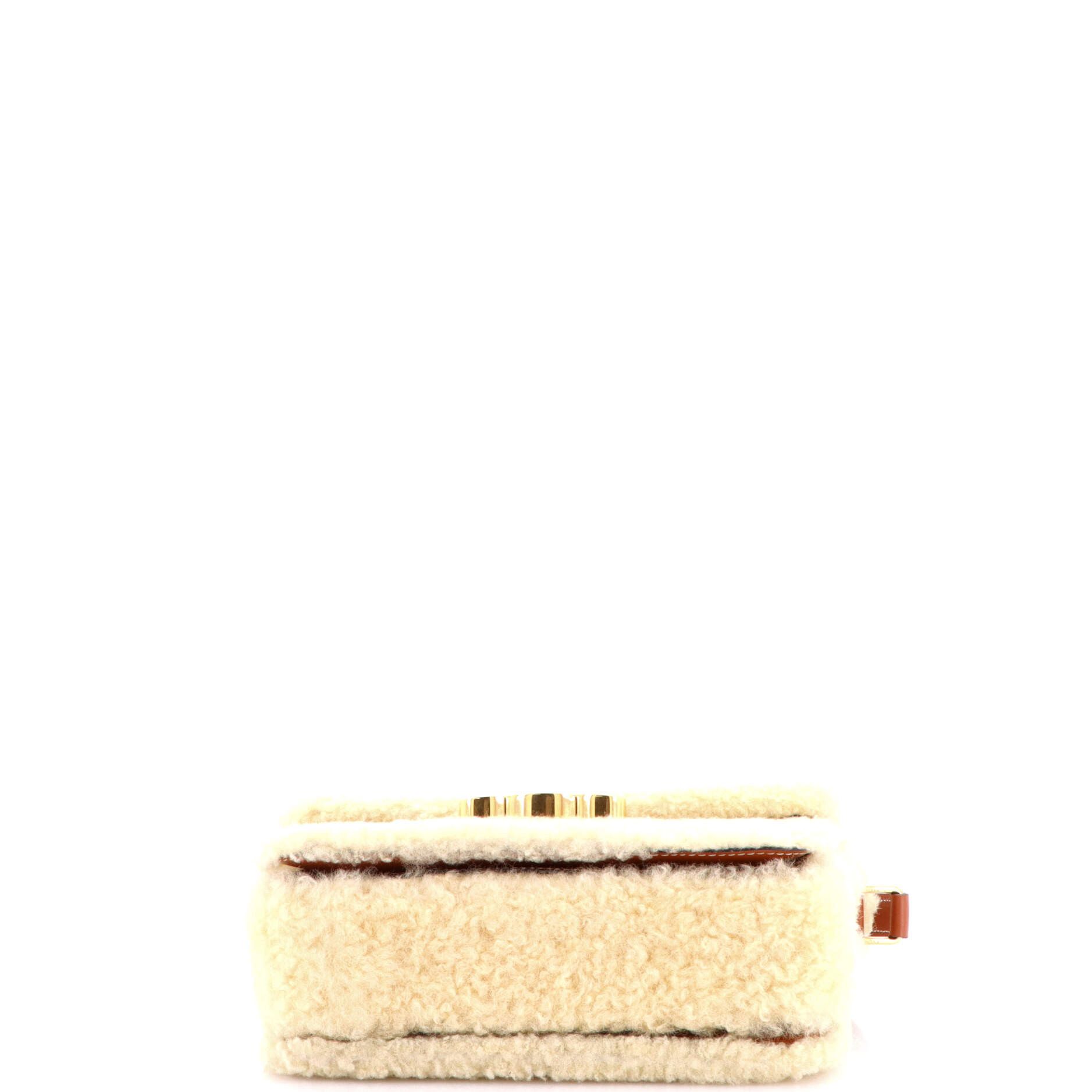 Celine Triomphe Shoulder Bag Shearling Medium Size ONE SIZE - 3 Thumbnail