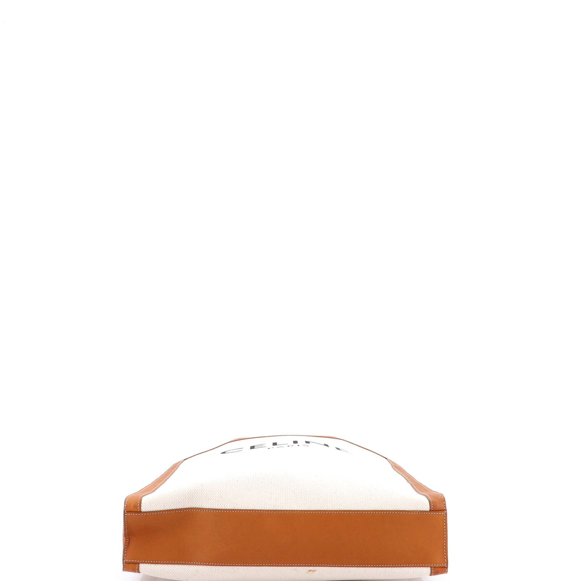 Celine Vertical Cabas Tote Canvas with Leather Large Size ONE SIZE - 3 Thumbnail