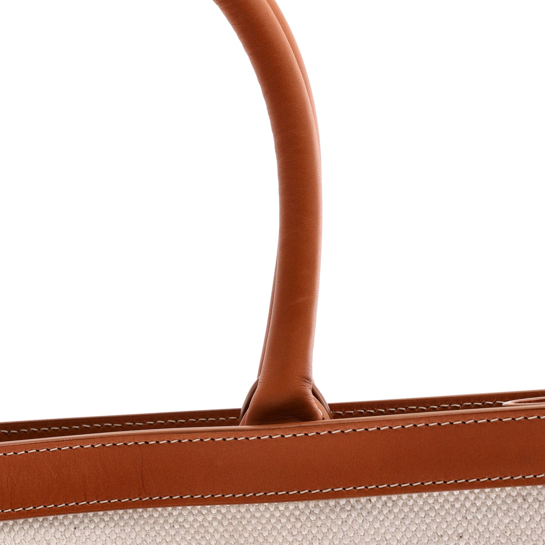 Celine Vertical Cabas Tote Canvas with Leather Large Size ONE SIZE - 6 Thumbnail