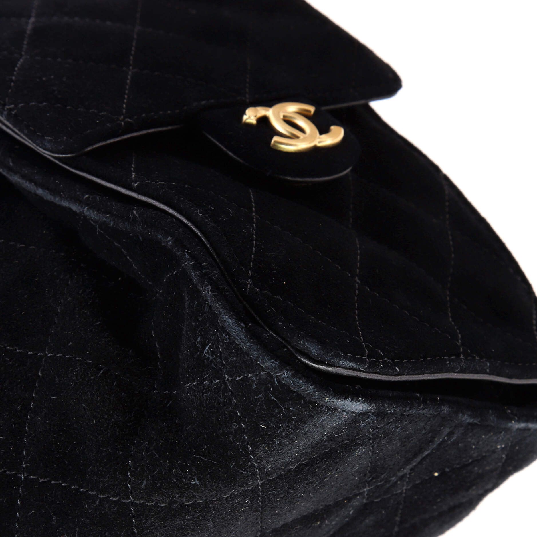 Chanel 25 Hobo Bag Quilted Suede Small Size ONE SIZE - 6 Thumbnail