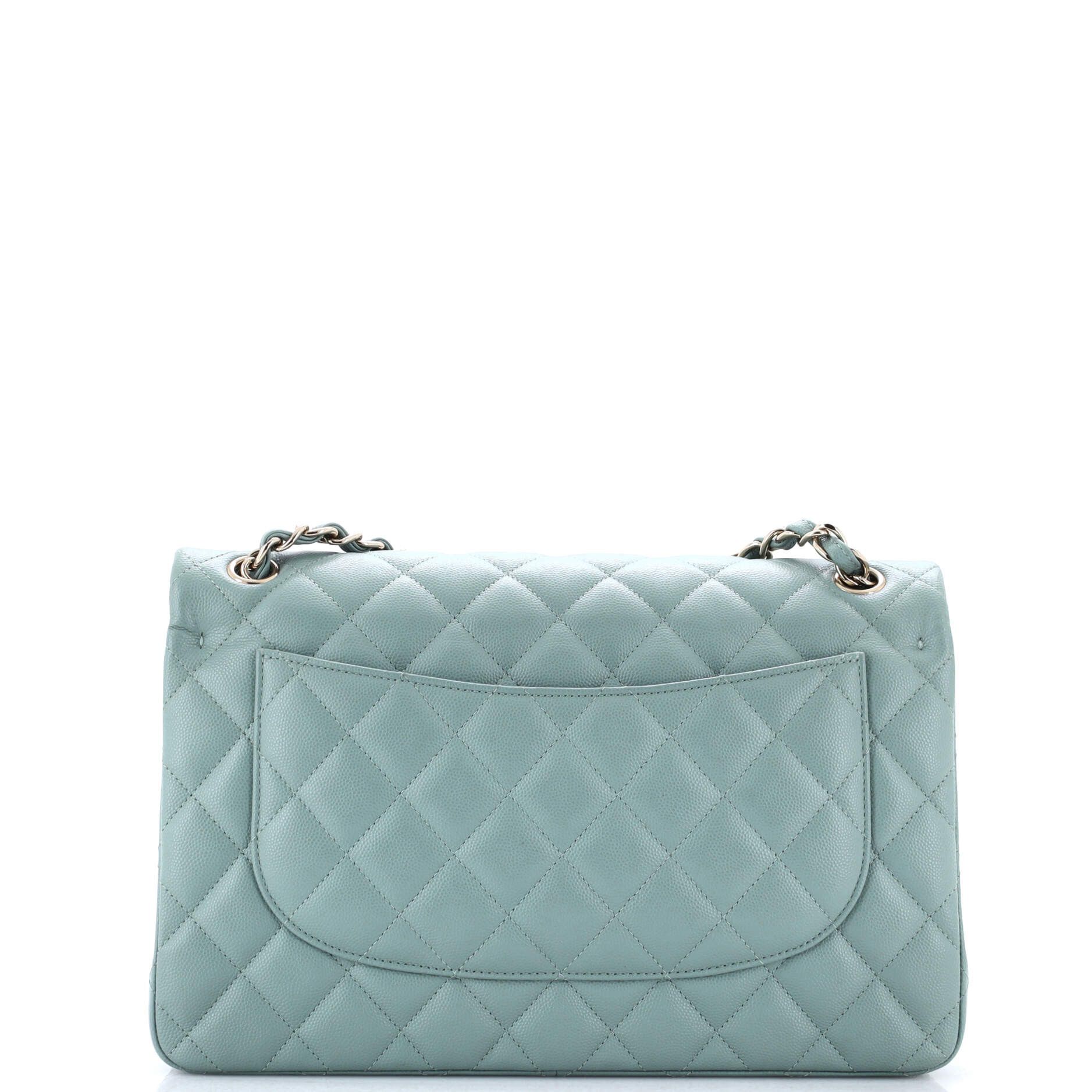 Chanel Classic Double Flap Bag Quilted Caviar Jumbo Size ONE SIZE - 2 Thumbnail