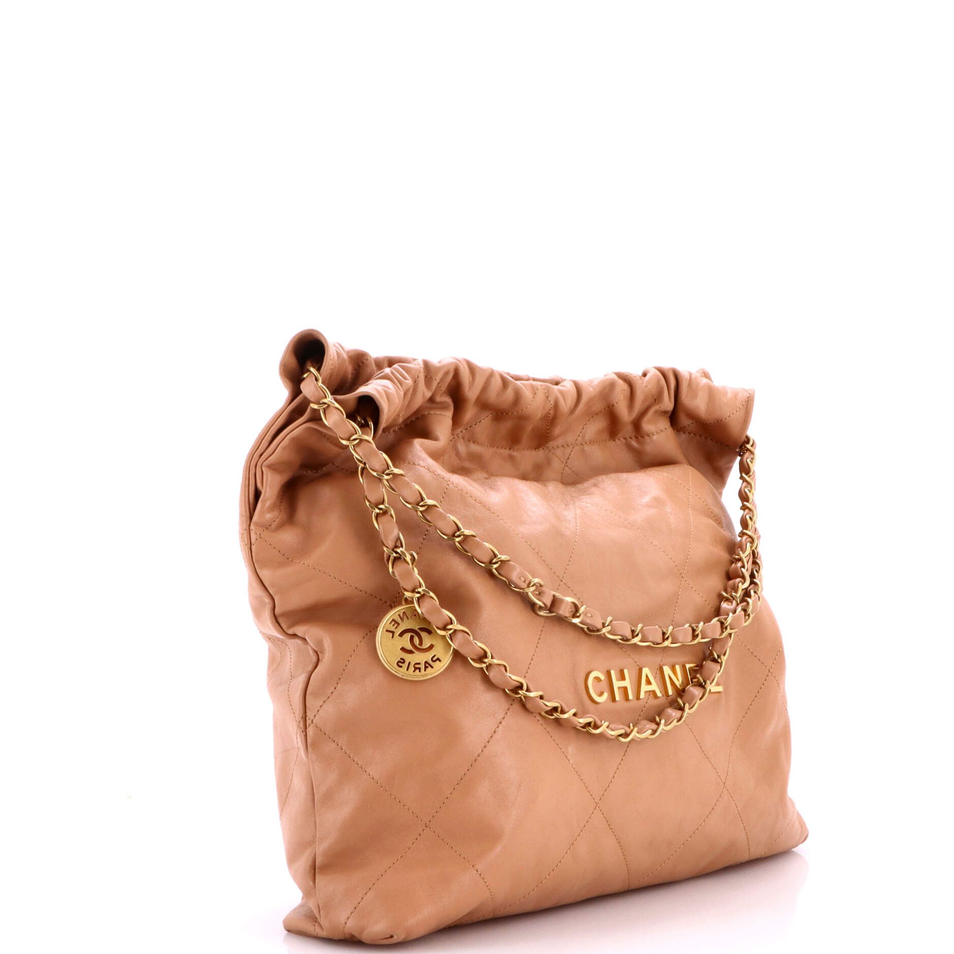 Chanel 22 Chain Hobo Quilted Calfskin Medium Size ONE SIZE - 2 Thumbnail