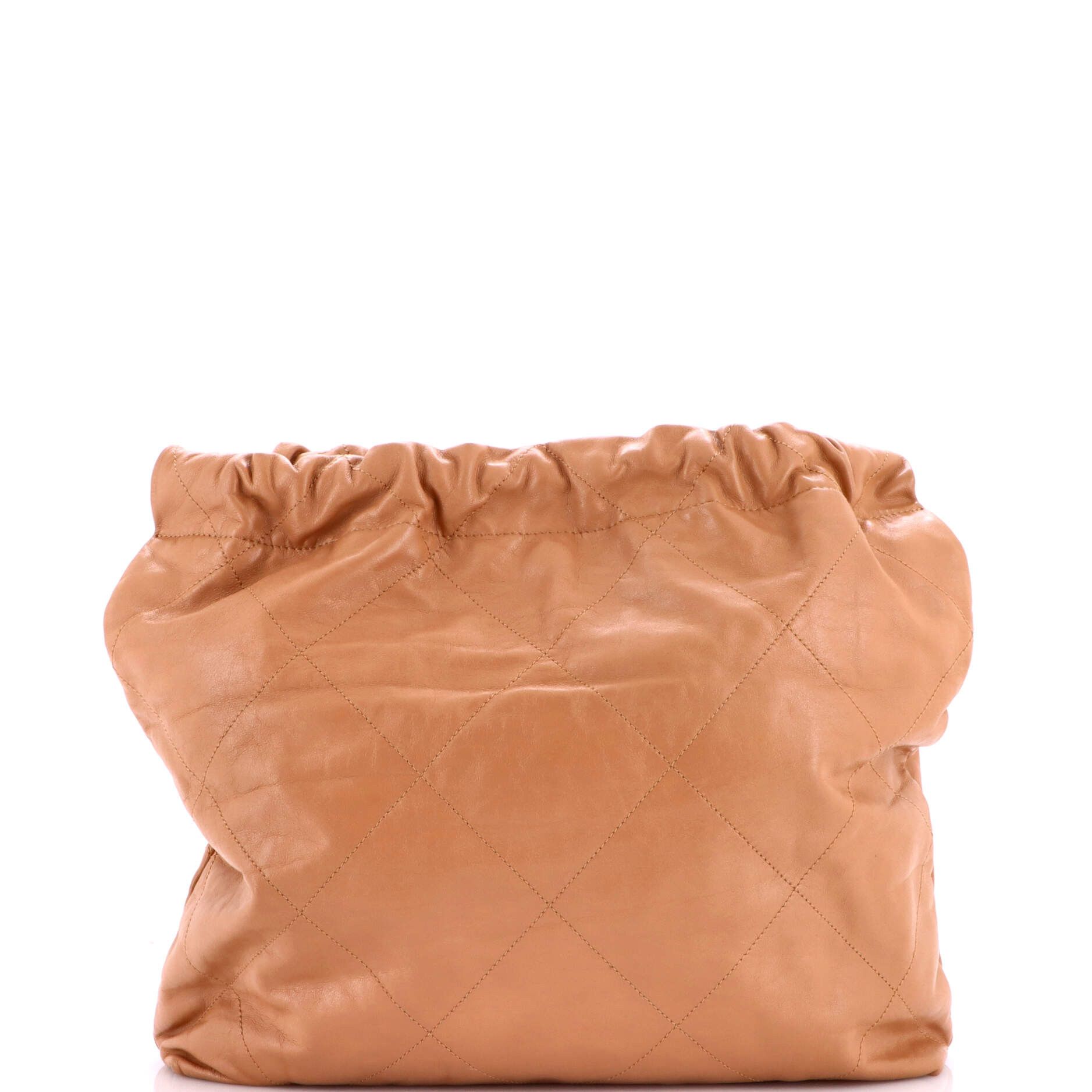 Chanel 22 Chain Hobo Quilted Calfskin Medium Size ONE SIZE - 3 Thumbnail