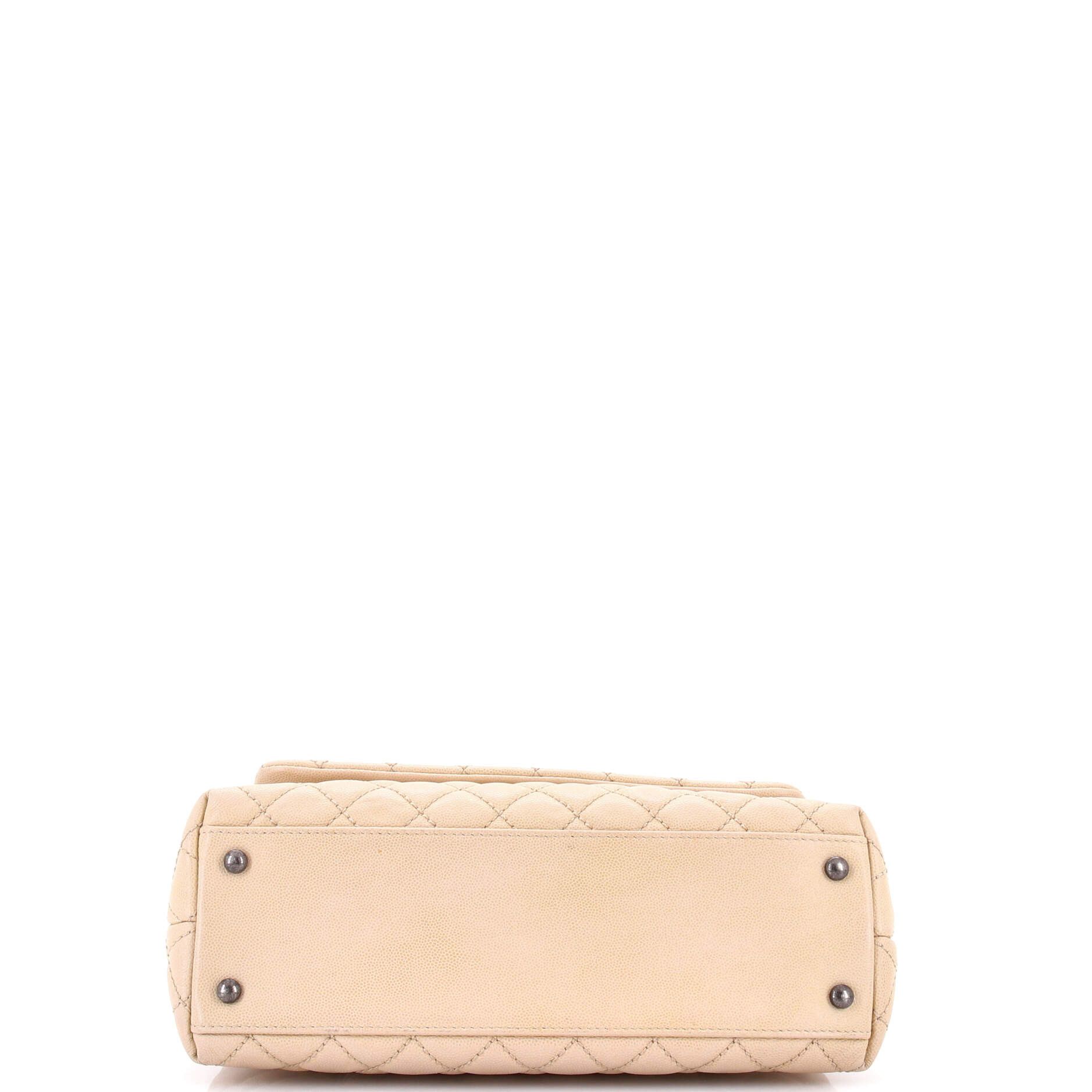Chanel Coco Top Handle Bag Quilted Caviar Small Size ONE SIZE - 3 Thumbnail