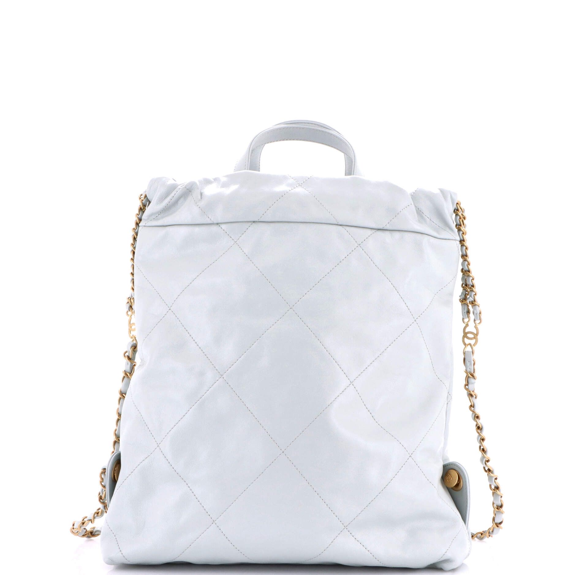 Chanel 22 Chain Backpack Quilted Calfskin Medium Size ONE SIZE - 2 Thumbnail