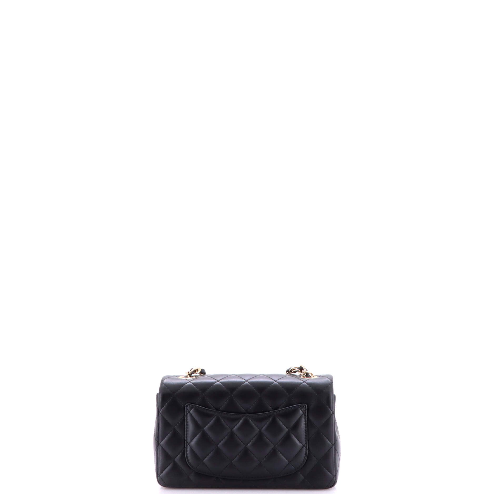Chanel Classic Single Flap Bag Quilted Lambskin Mini Size ONE SIZE - 2 Thumbnail