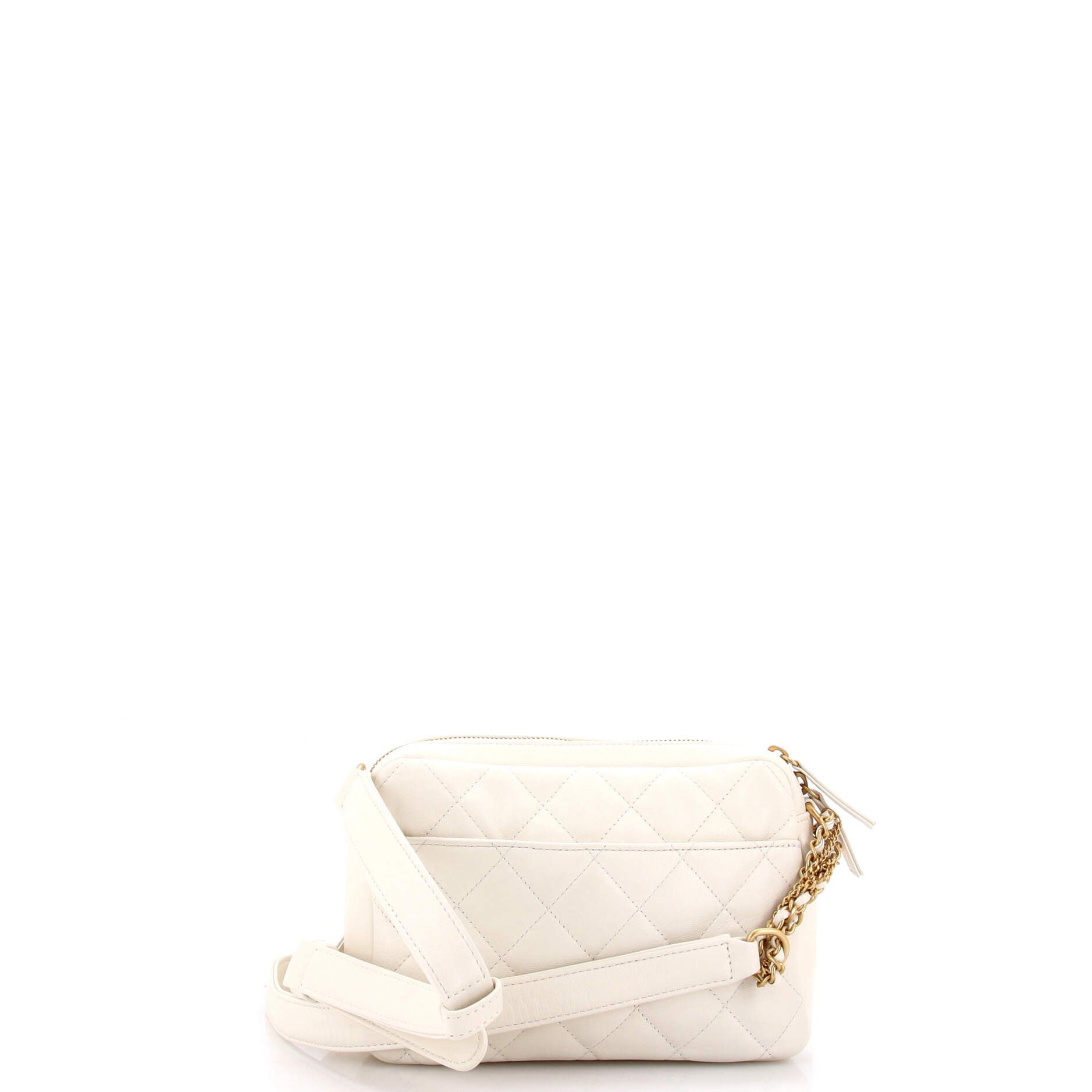 Chanel Logo Twin Pockets Chain Camera Case Quilted Calfskin Small Size ONE SIZE - 2 Thumbnail