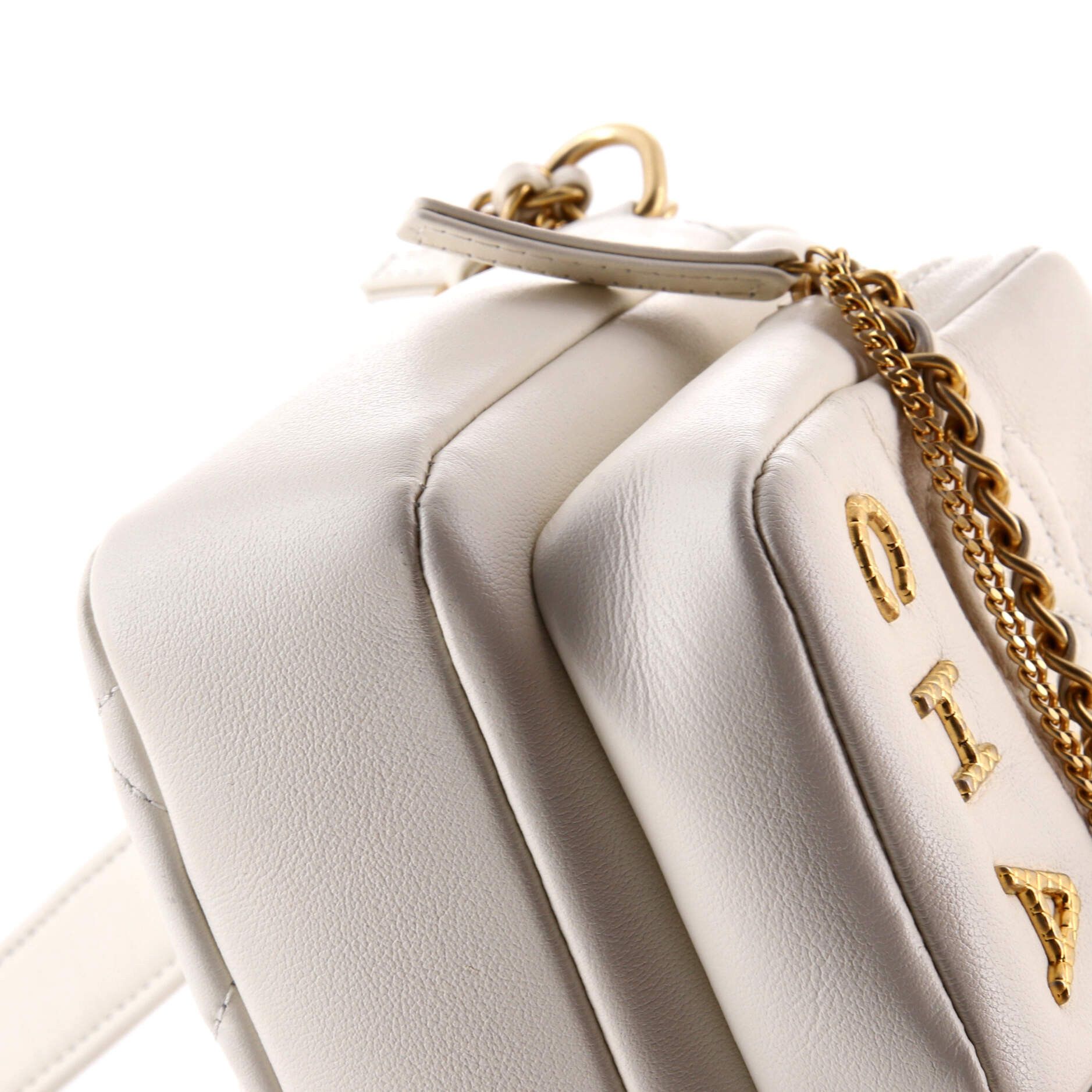 Chanel Logo Twin Pockets Chain Camera Case Quilted Calfskin Small Size ONE SIZE - 5 Thumbnail