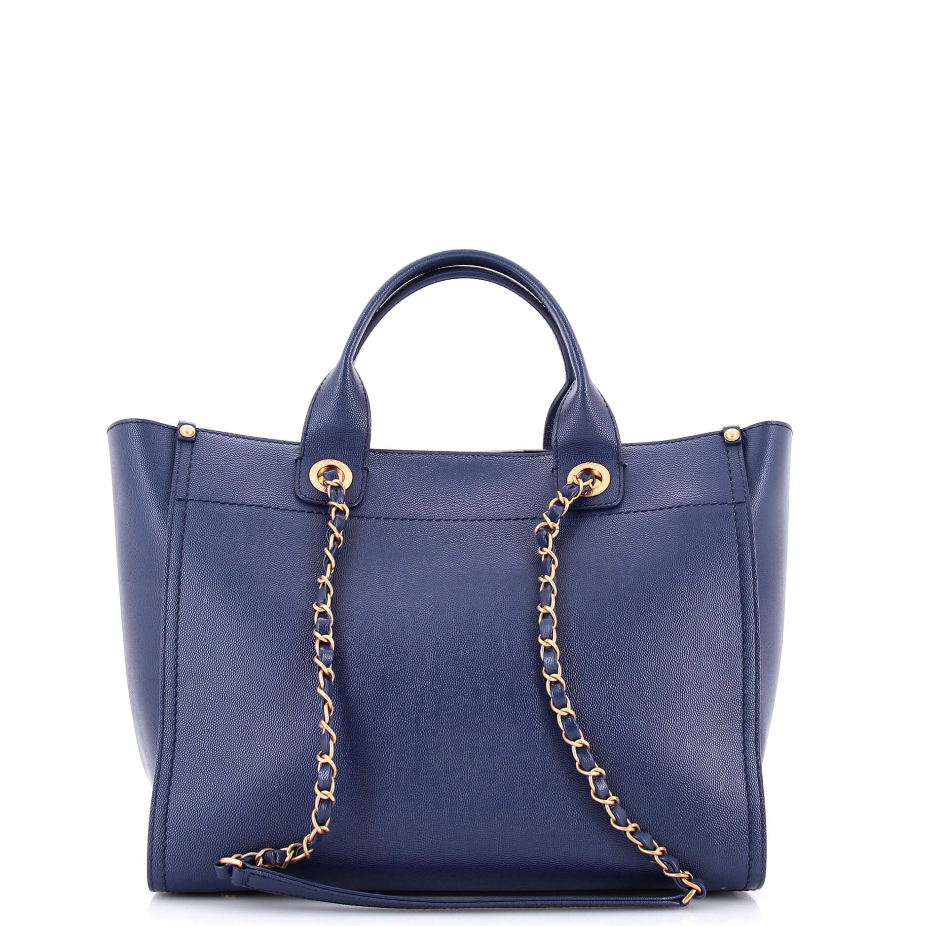 Chanel Deauville Tote Studded Caviar Small Size ONE SIZE - 2 Thumbnail