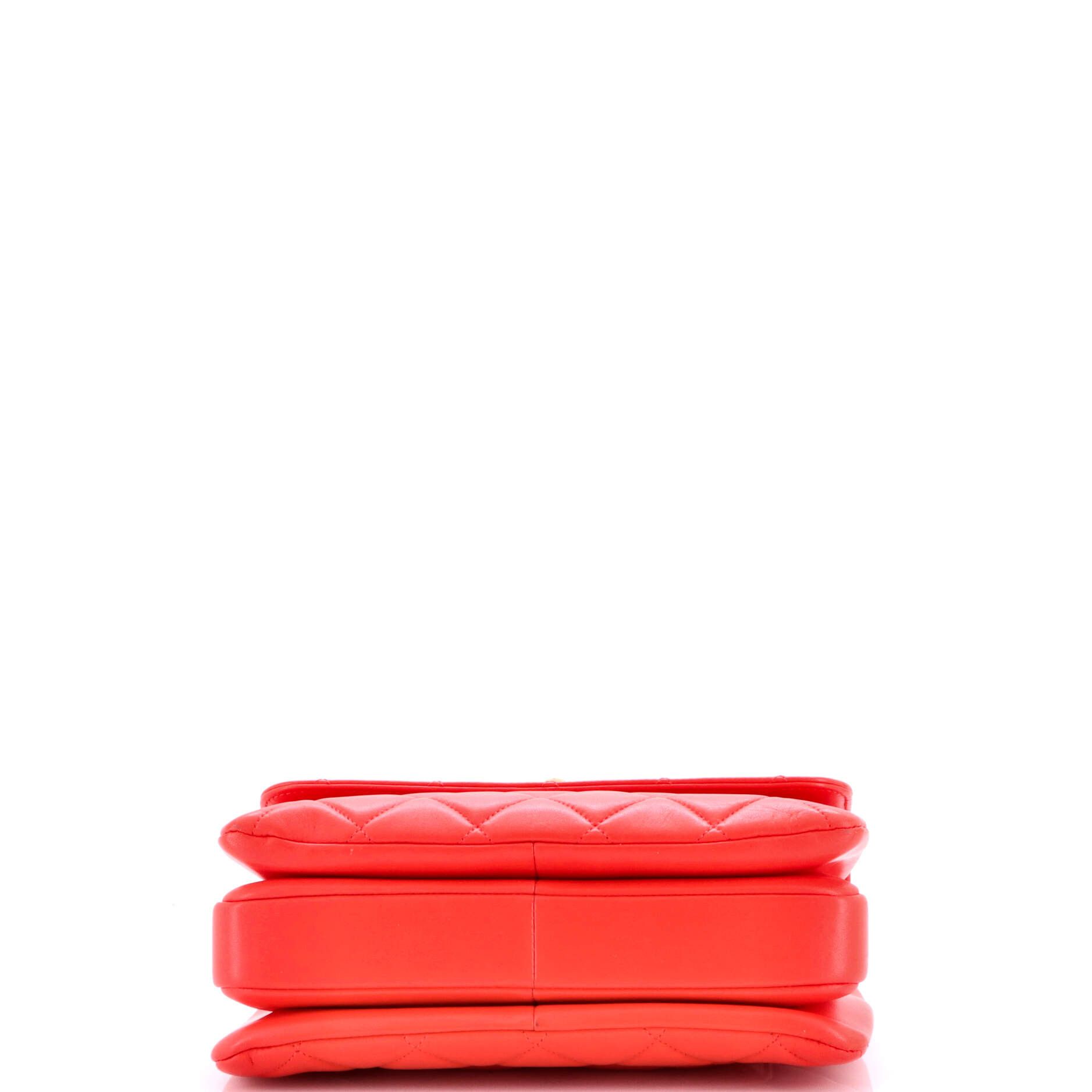 Chanel Trendy CC Top Handle Bag Quilted Lambskin Small Size ONE SIZE - 4 Thumbnail