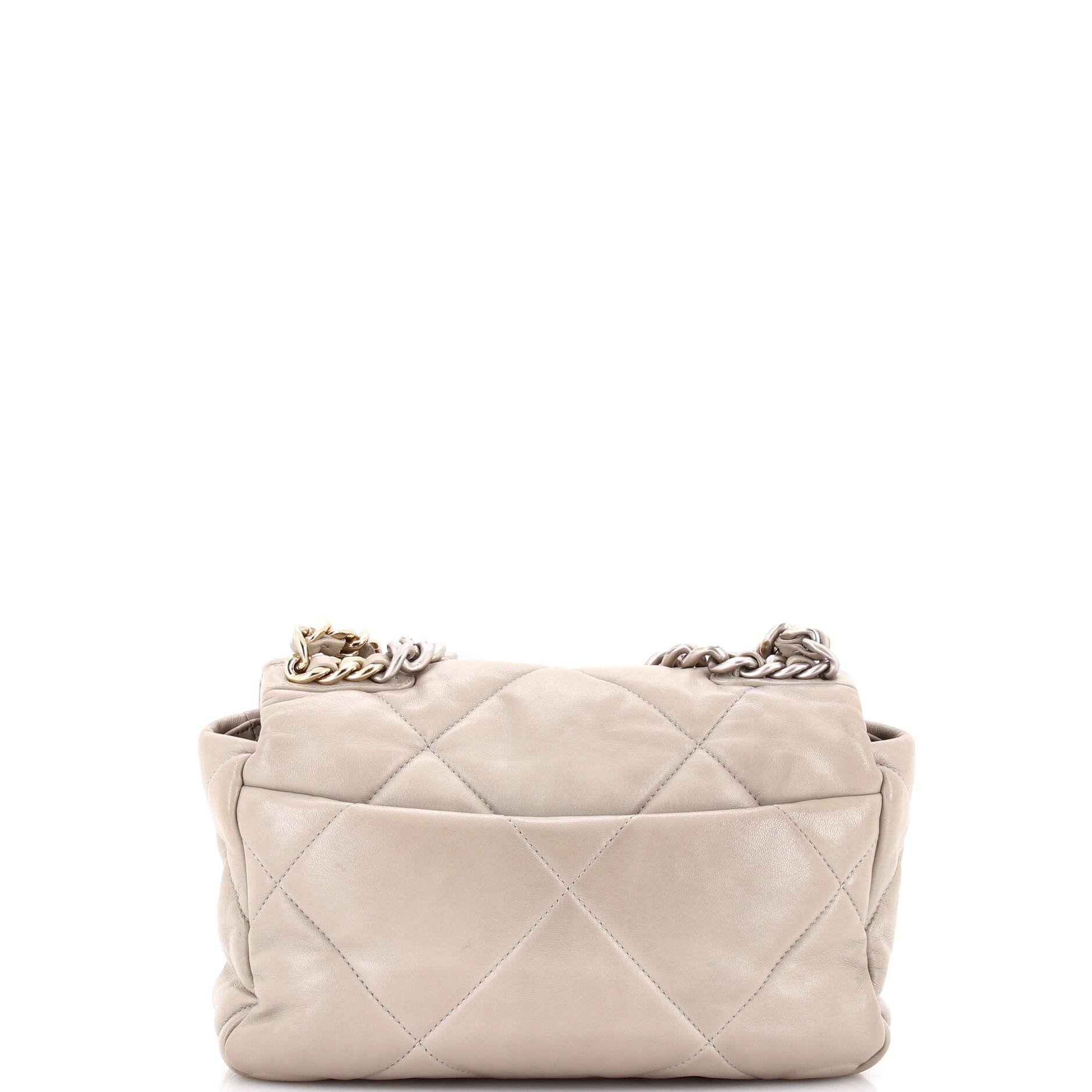 Chanel 19 Flap Bag Quilted Leather Medium Size ONE SIZE - 2 Thumbnail