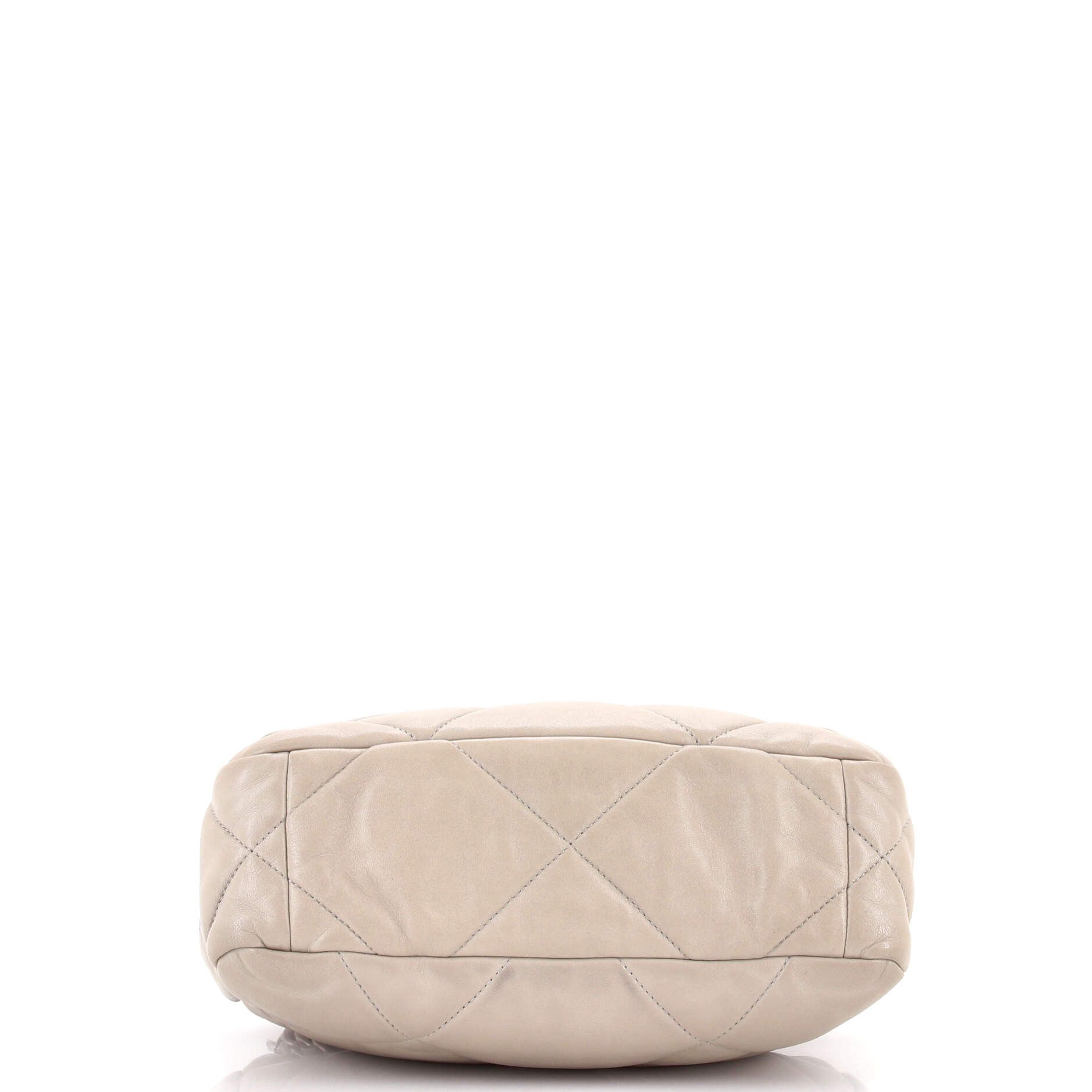 Chanel 19 Flap Bag Quilted Leather Medium Size ONE SIZE - 3 Thumbnail