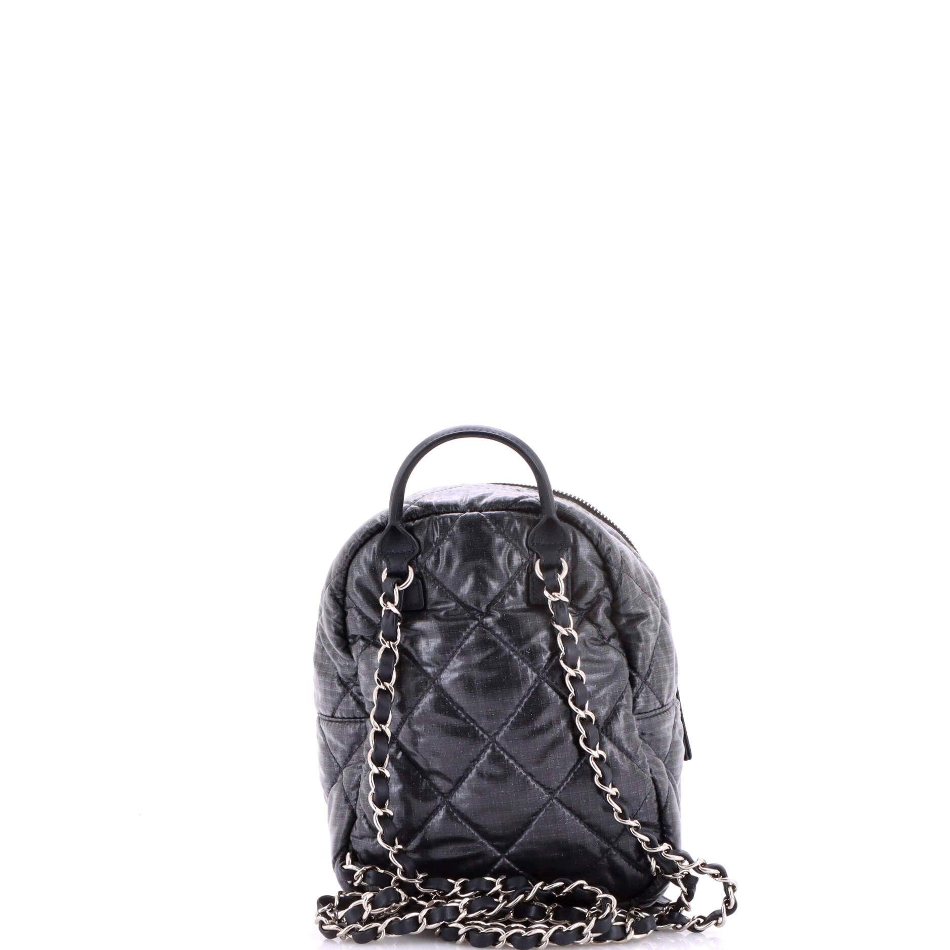 Chanel Coco Neige Chain Backpack Quilted Nylon Mini Size ONE SIZE - 2 Thumbnail