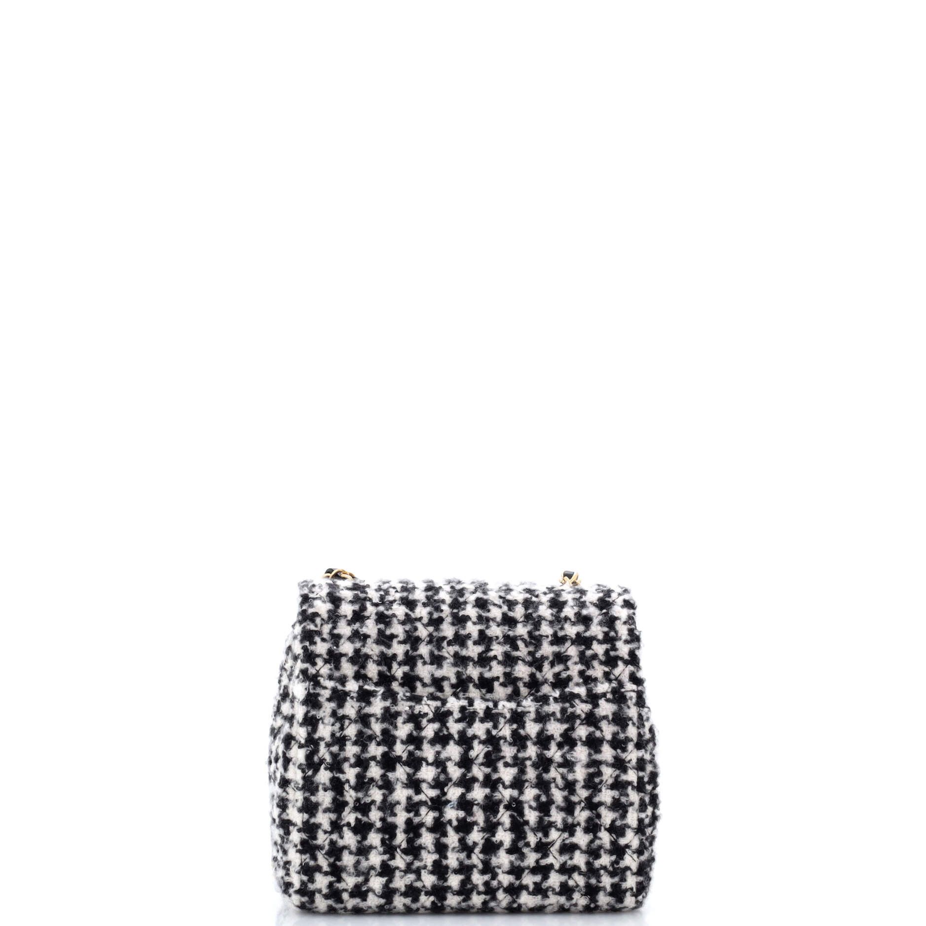 Chanel Square Classic Single Flap Bag Quilted Tweed Mini Size ONE SIZE - 2 Thumbnail