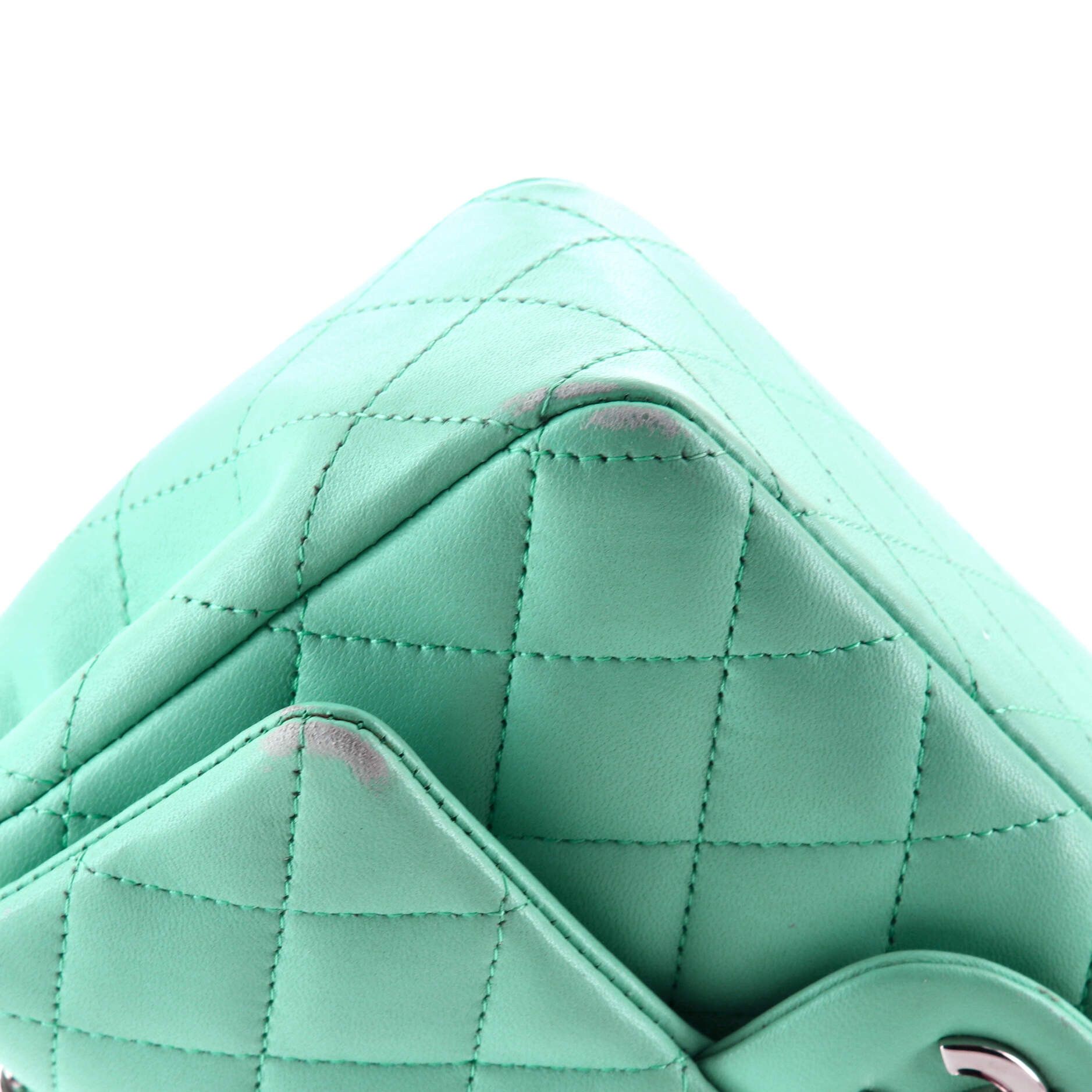 Chanel Classic Single Flap Bag Quilted Lambskin Mini Size ONE SIZE - 6 Thumbnail