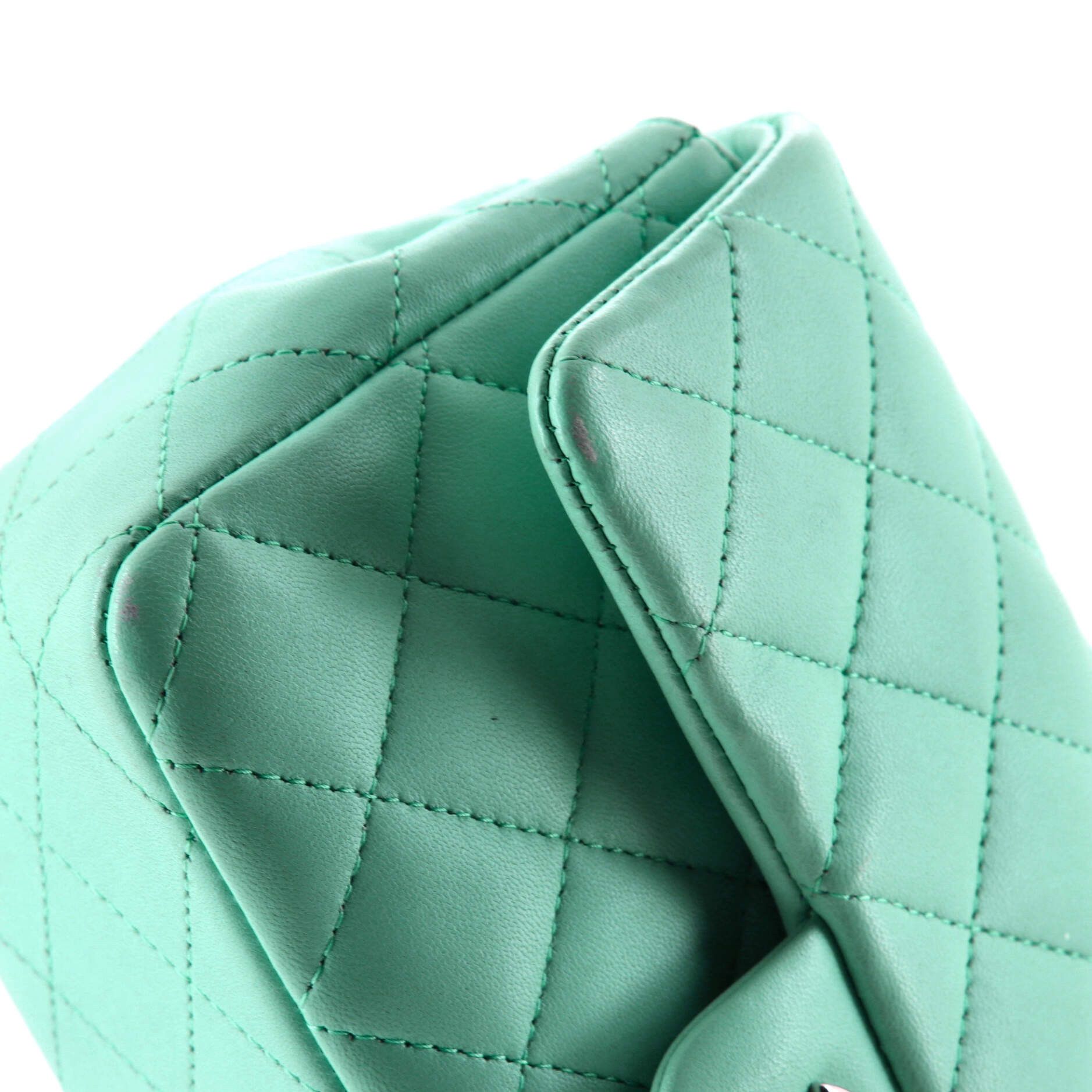 Chanel Classic Single Flap Bag Quilted Lambskin Mini Size ONE SIZE - 7 Thumbnail