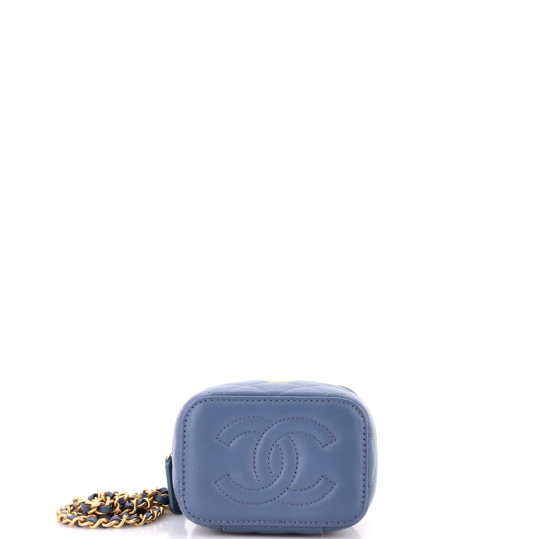 Chanel Pearl Crush Vanity Case with Chain Quilted Lambskin Mini Size ONE SIZE - 3 Thumbnail