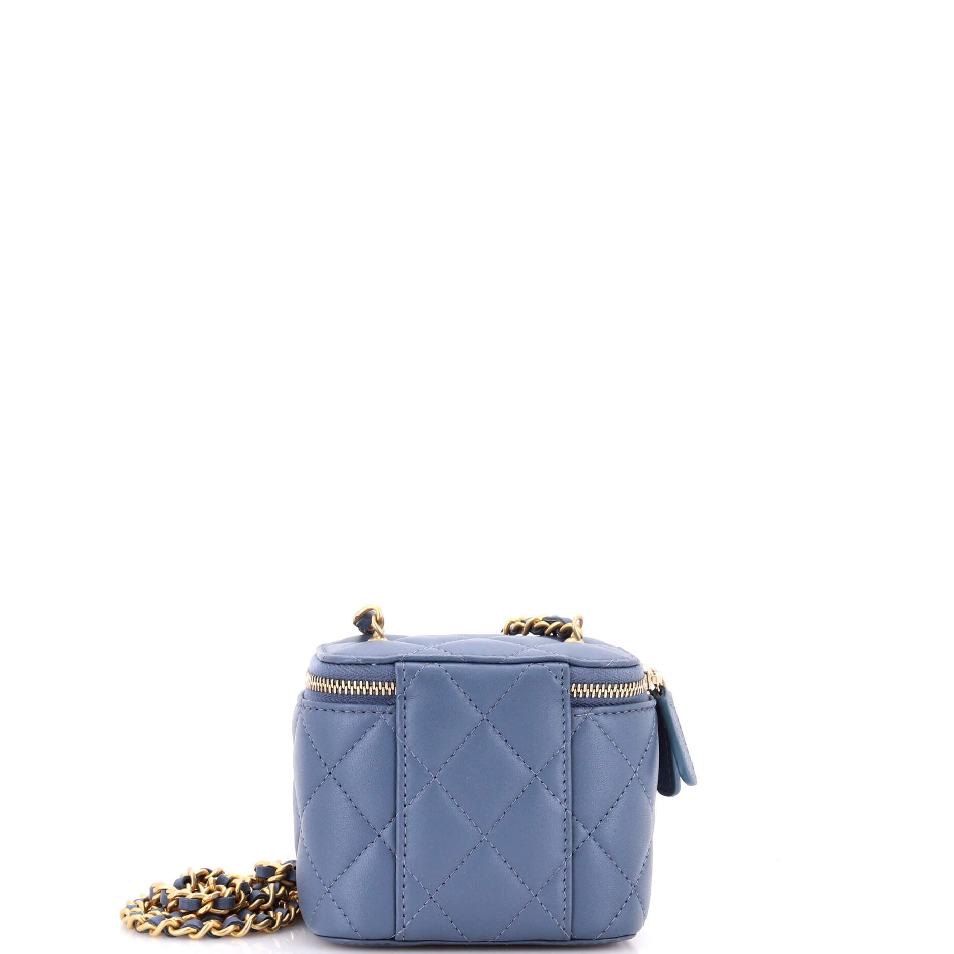 Chanel Pearl Crush Vanity Case with Chain Quilted Lambskin Mini Size ONE SIZE - 2 Thumbnail