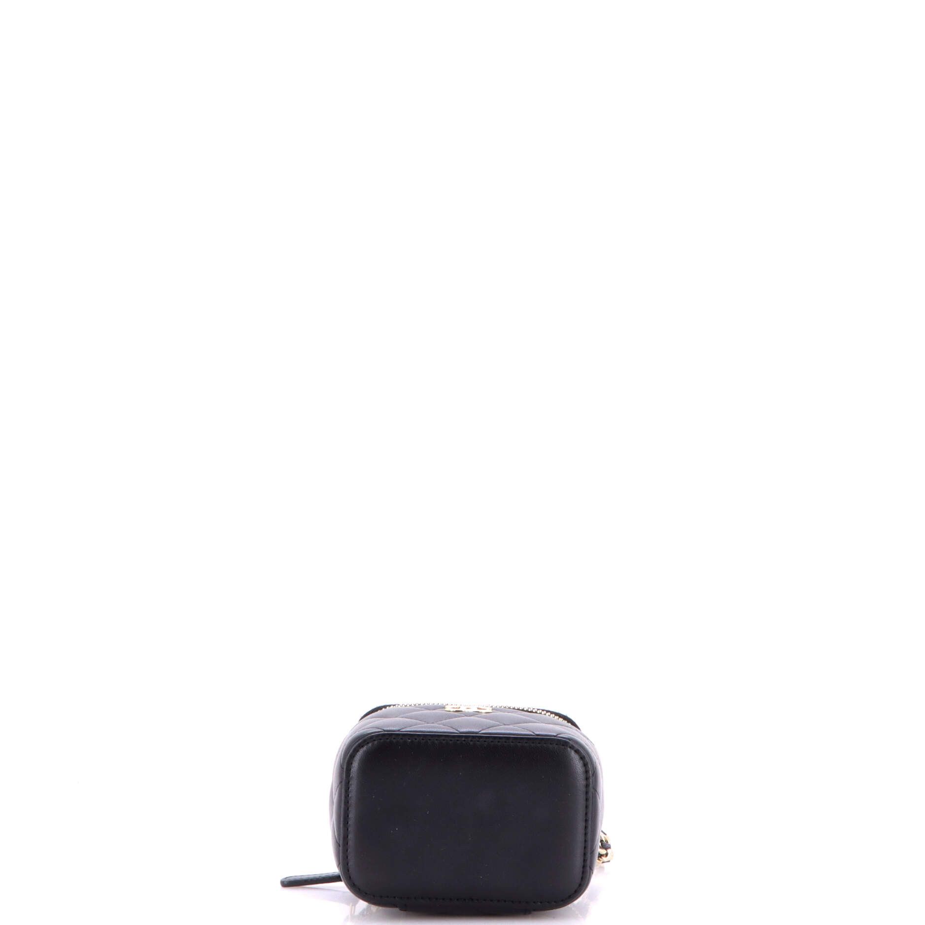 Chanel Classic Top Handle Vanity Case with Chain Quilted Lambskin Mini Size ONE SIZE - 3 Thumbnail