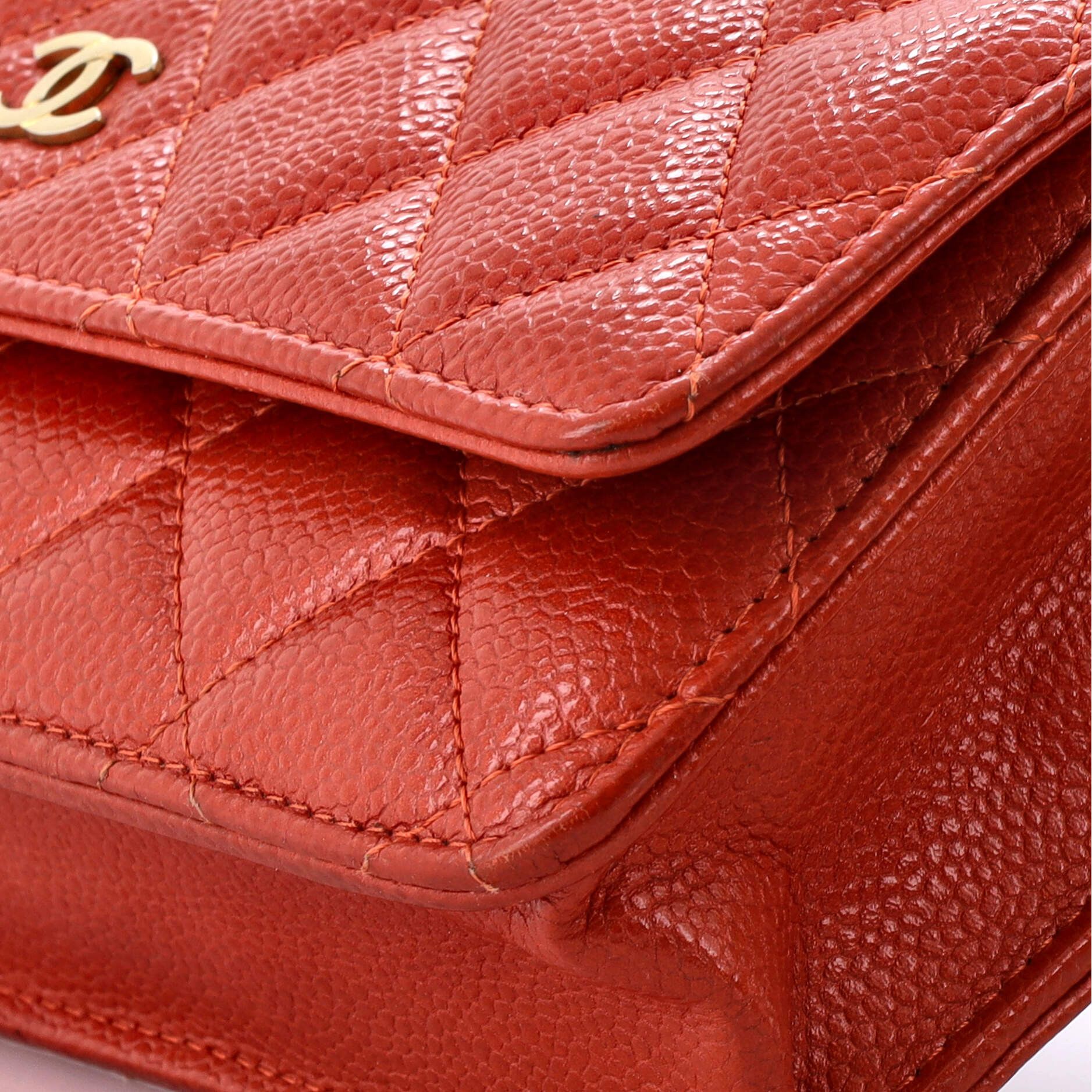 Chanel Wallet on Chain Quilted Caviar Size ONE SIZE - 5 Thumbnail