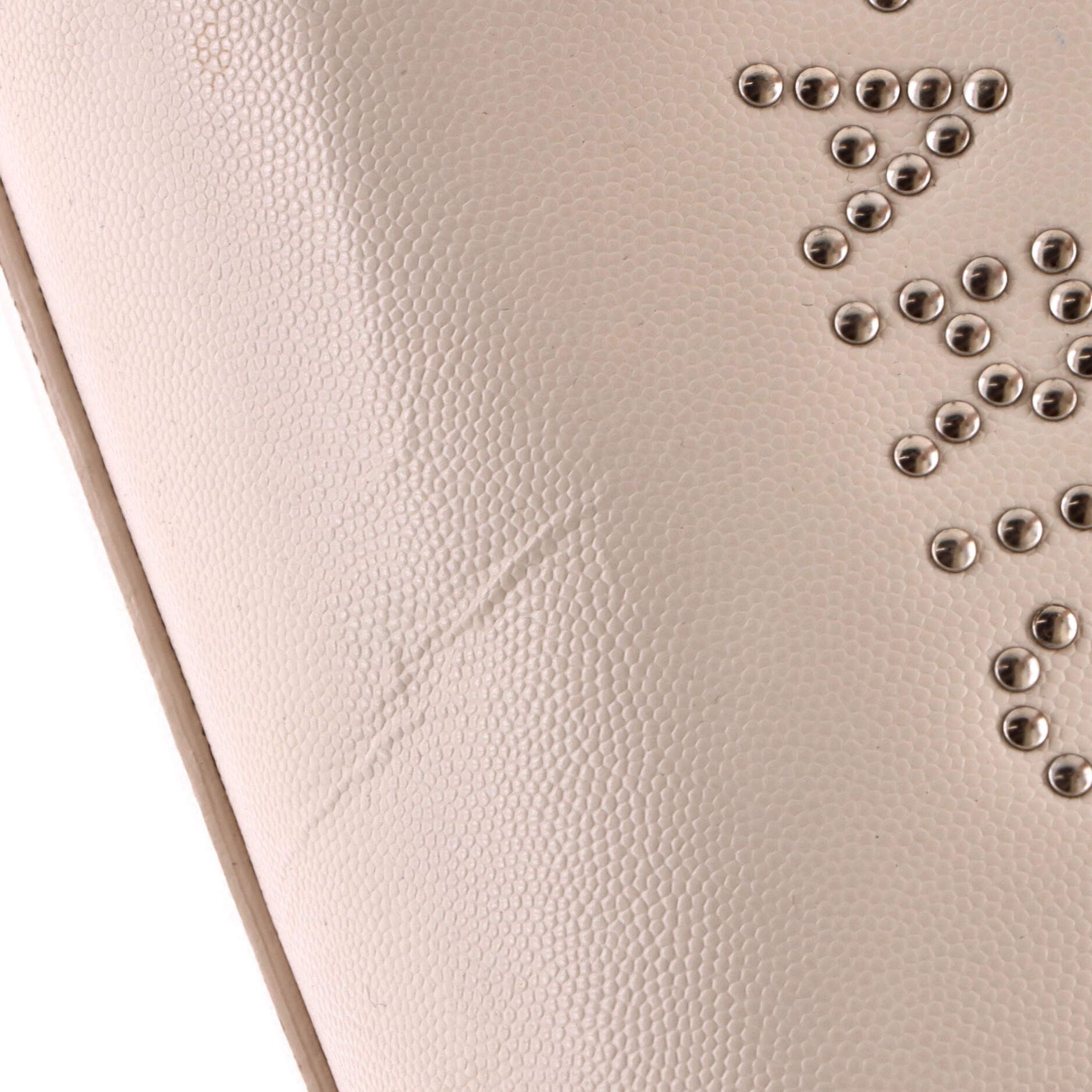 Chanel Deauville Tote Studded Caviar Medium Size ONE SIZE - 5 Thumbnail