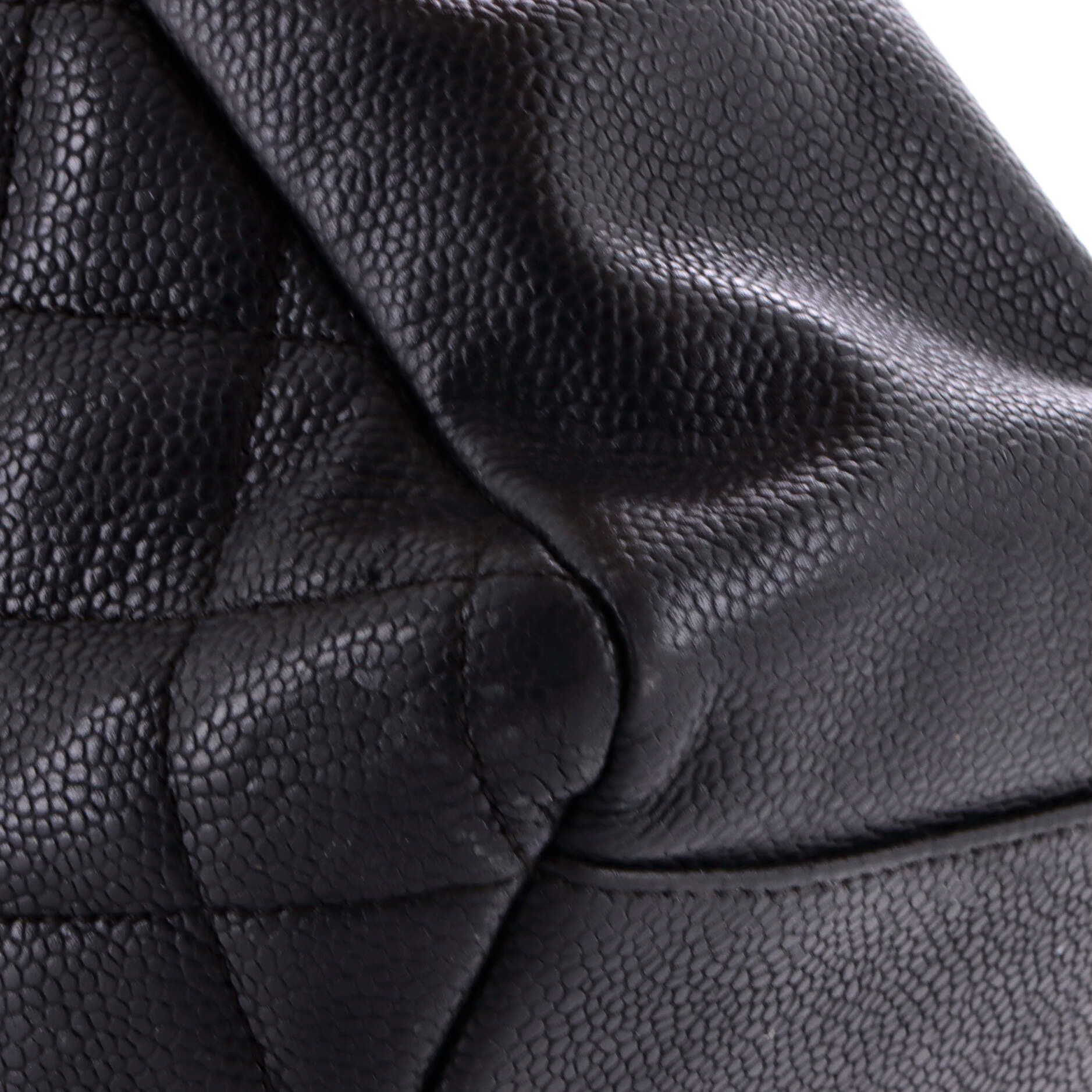 Chanel Grand Shopping Tote Quilted Caviar Size ONE SIZE - 6 Thumbnail
