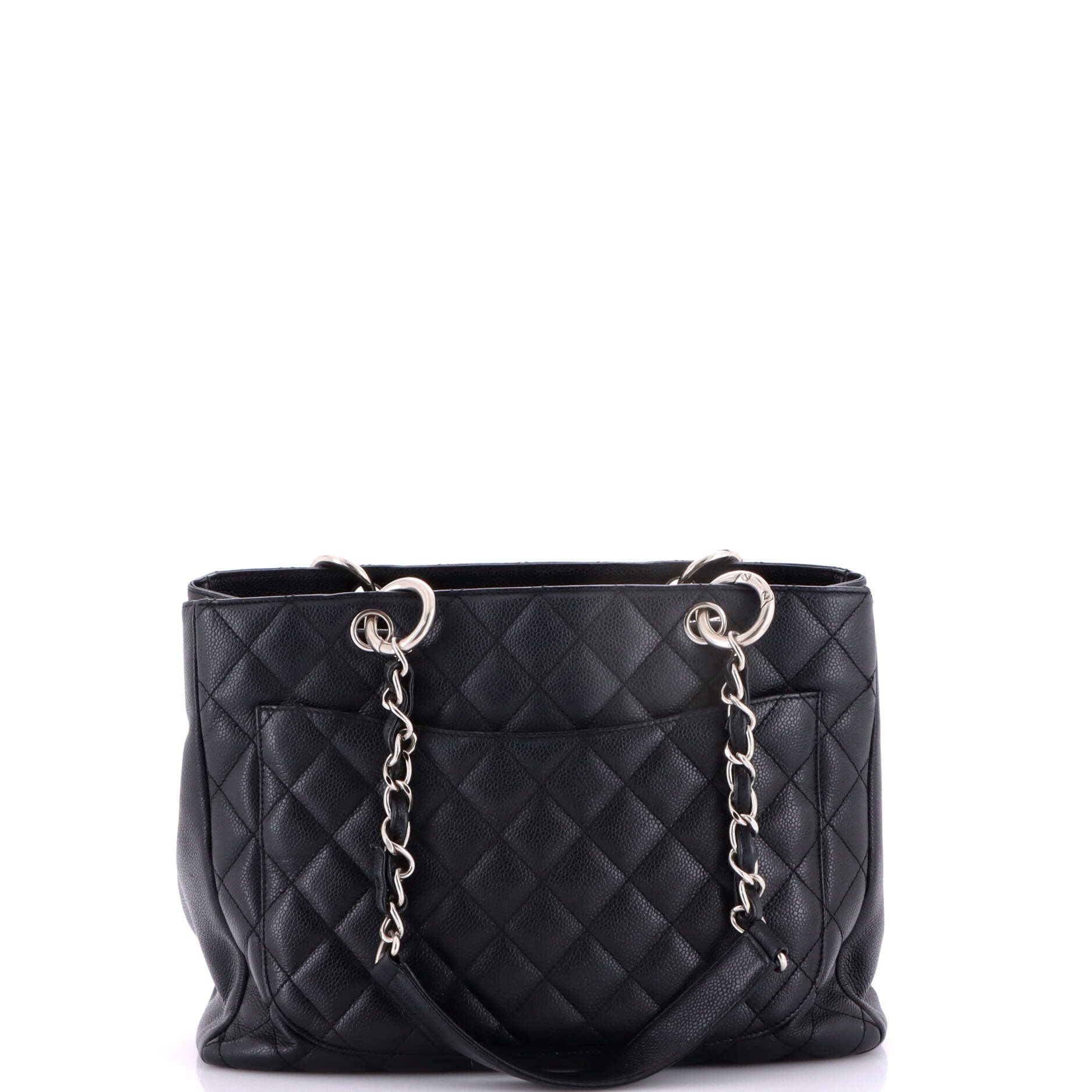 Chanel Grand Shopping Tote Quilted Caviar Size ONE SIZE - 2 Thumbnail