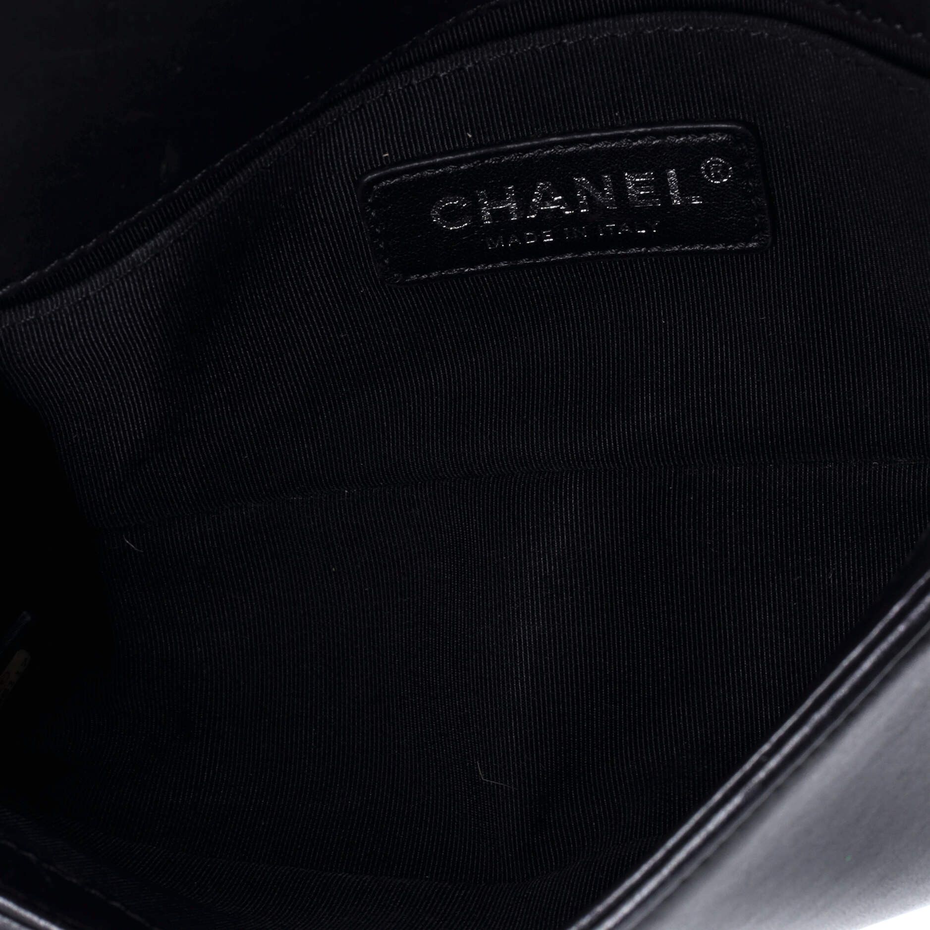 Chanel Boy Flap Bag Lambskin with Quilted Tweed and Sequins Small Size ONE SIZE - 4 Thumbnail