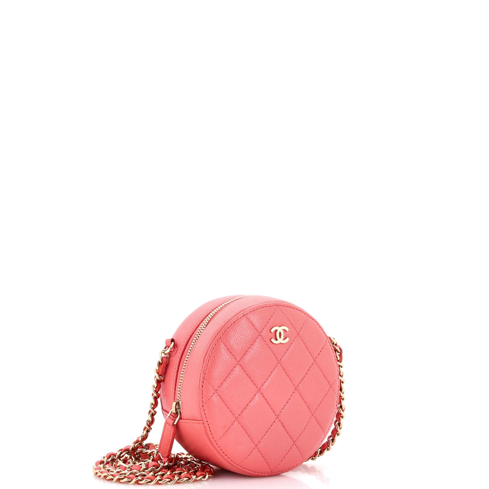 Chanel Round Clutch with Chain Quilted Caviar Mini Size ONE SIZE - 2 Thumbnail